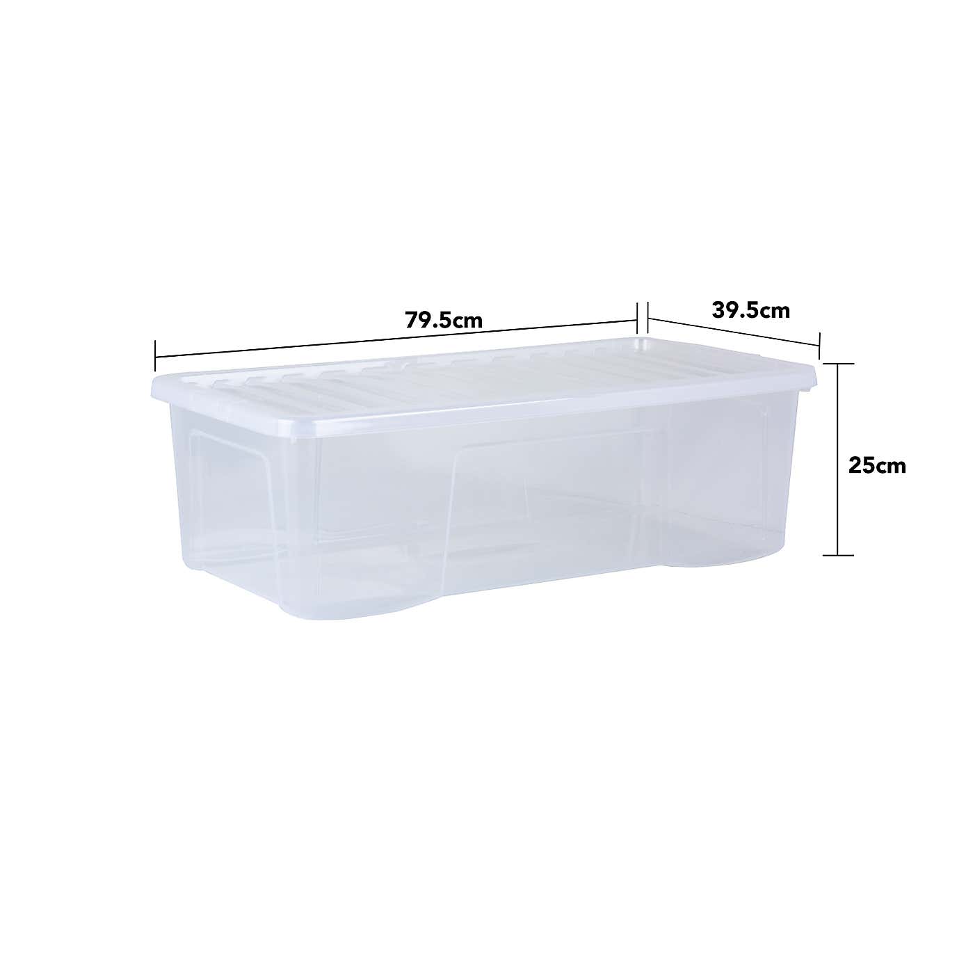 Wham Crystal Set of 4 Storage Boxes & Lids