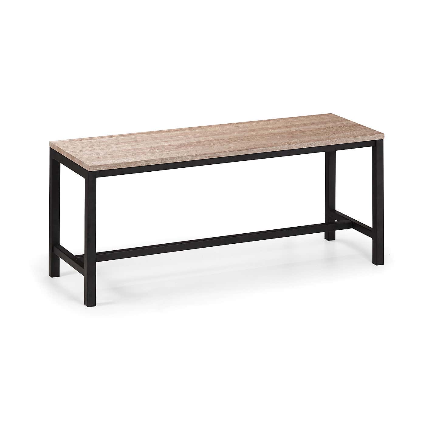 Tribeca Dining Bench, Sonoma Oak