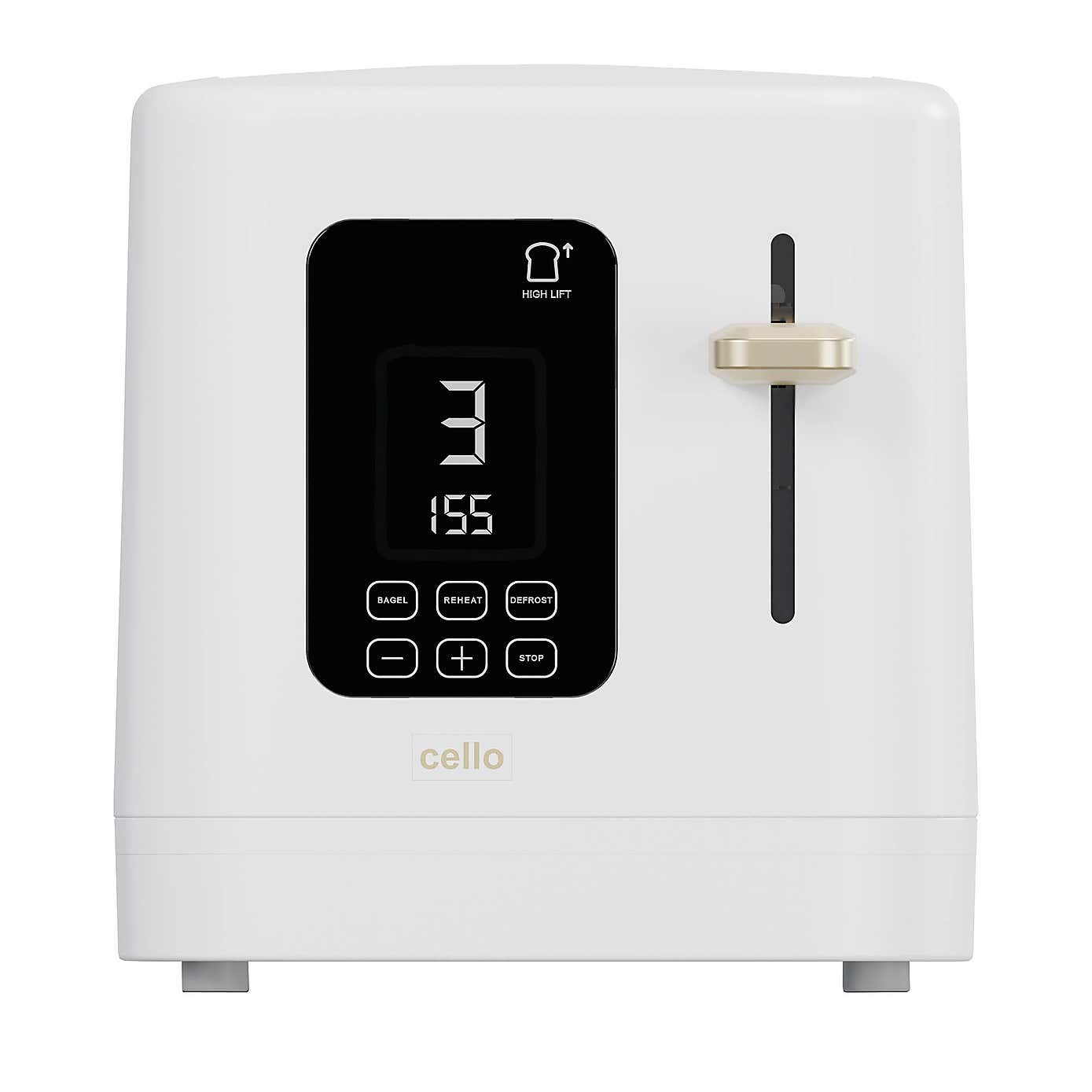 Cello Digital 2 Slice Toaster