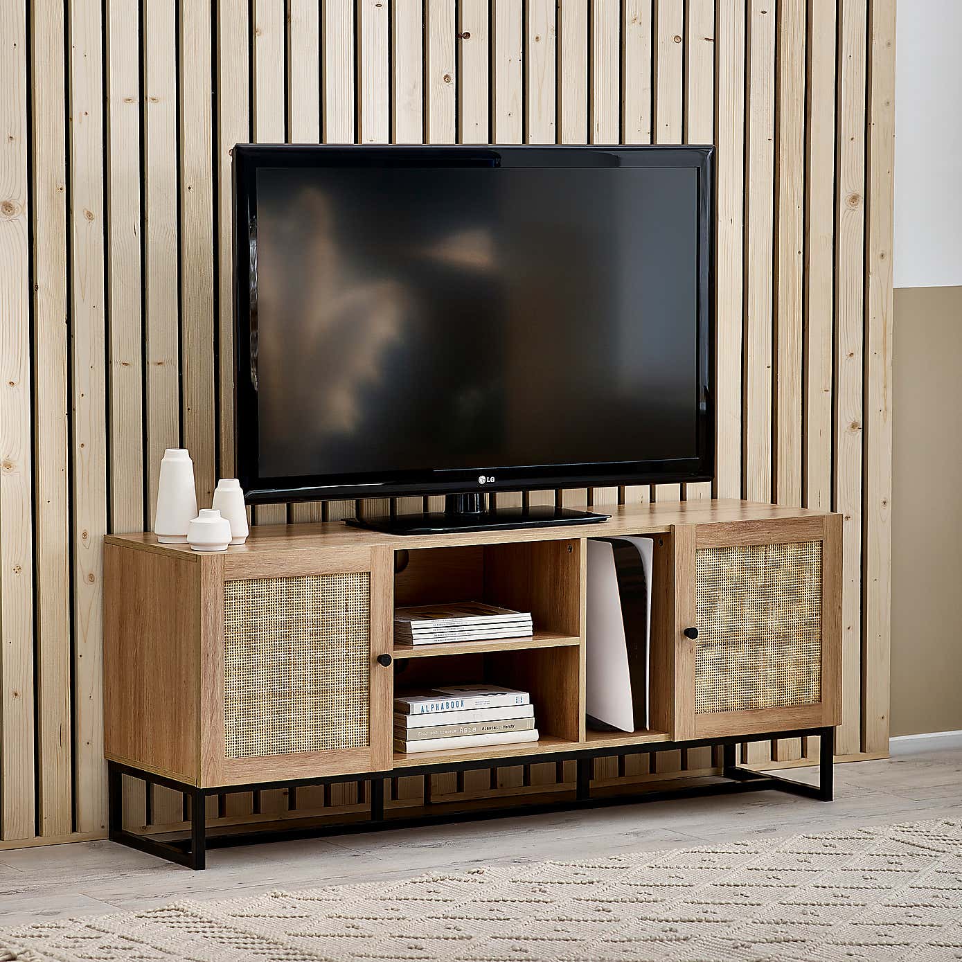 Hollis Oak TV Unit