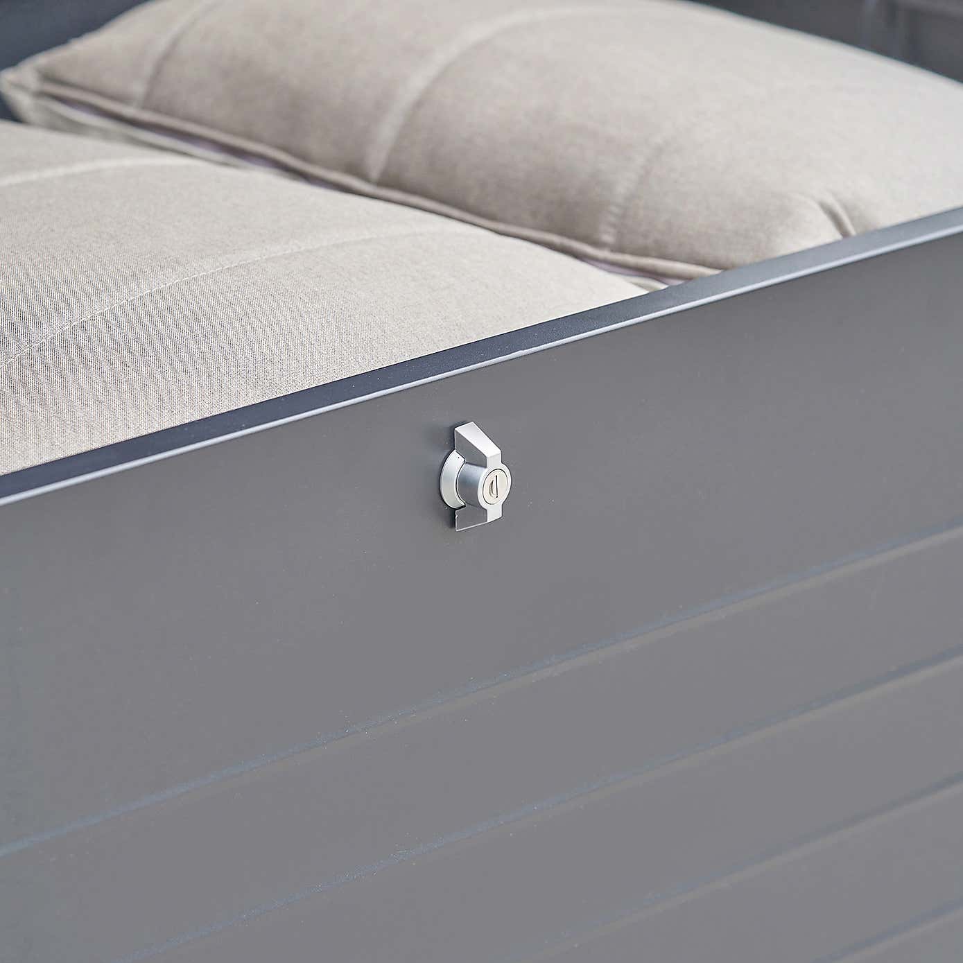 Pacific Lifestyle Rhode Island Large Galvanised Steel Cushion Box