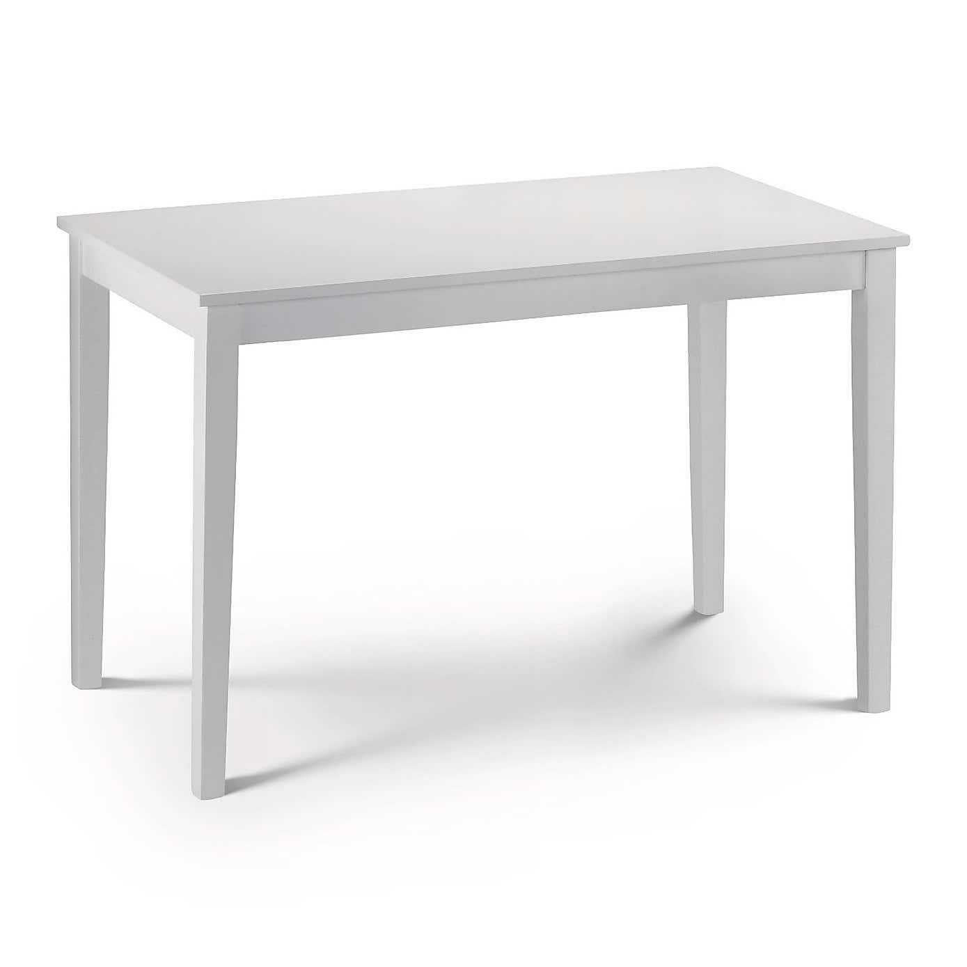Taku 114cm White Dining Table