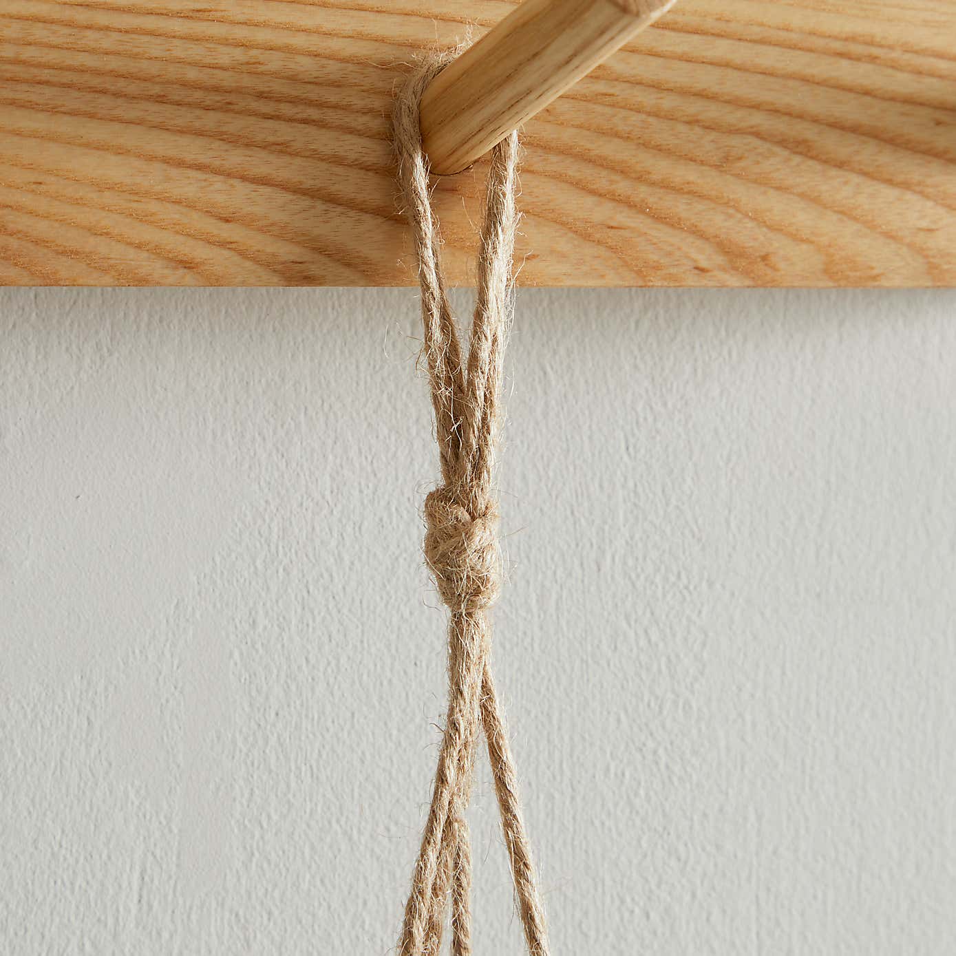 Artificial Trailing Plant in Hanging Geometric Plant Pot