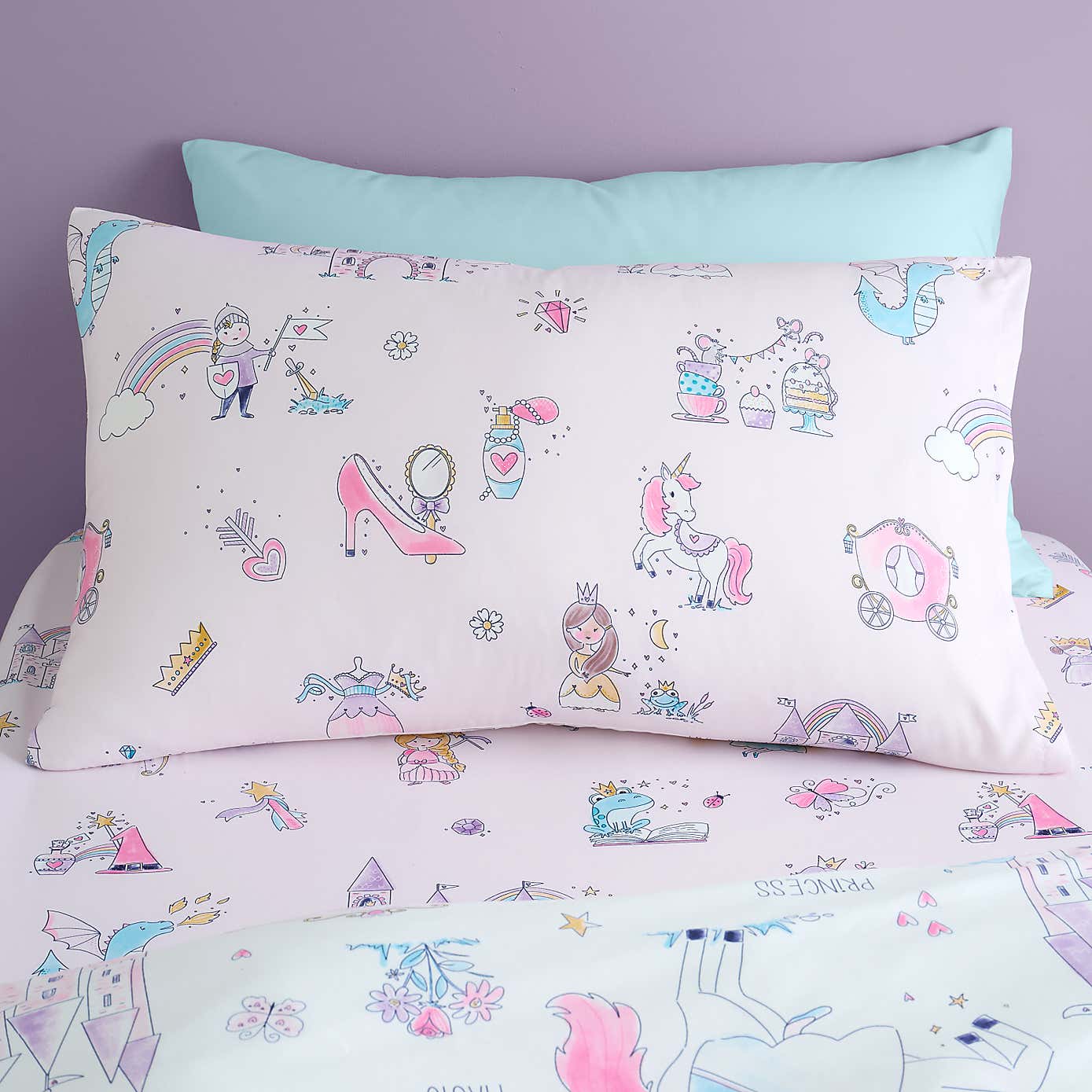 Princess Duvet Cover and Pillowcase Set