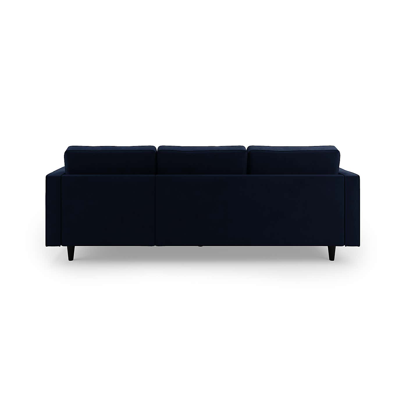 Zoe Velvet Left Hand Corner Sofa