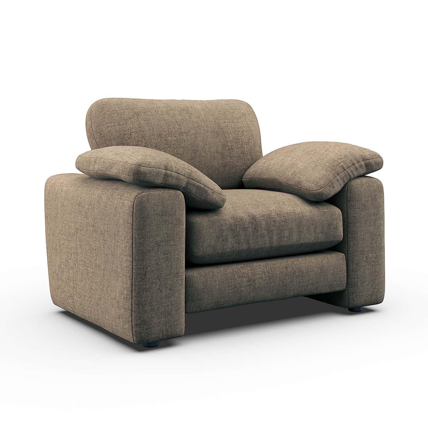Magnus Soft Textured Chenille Snuggle Sofa