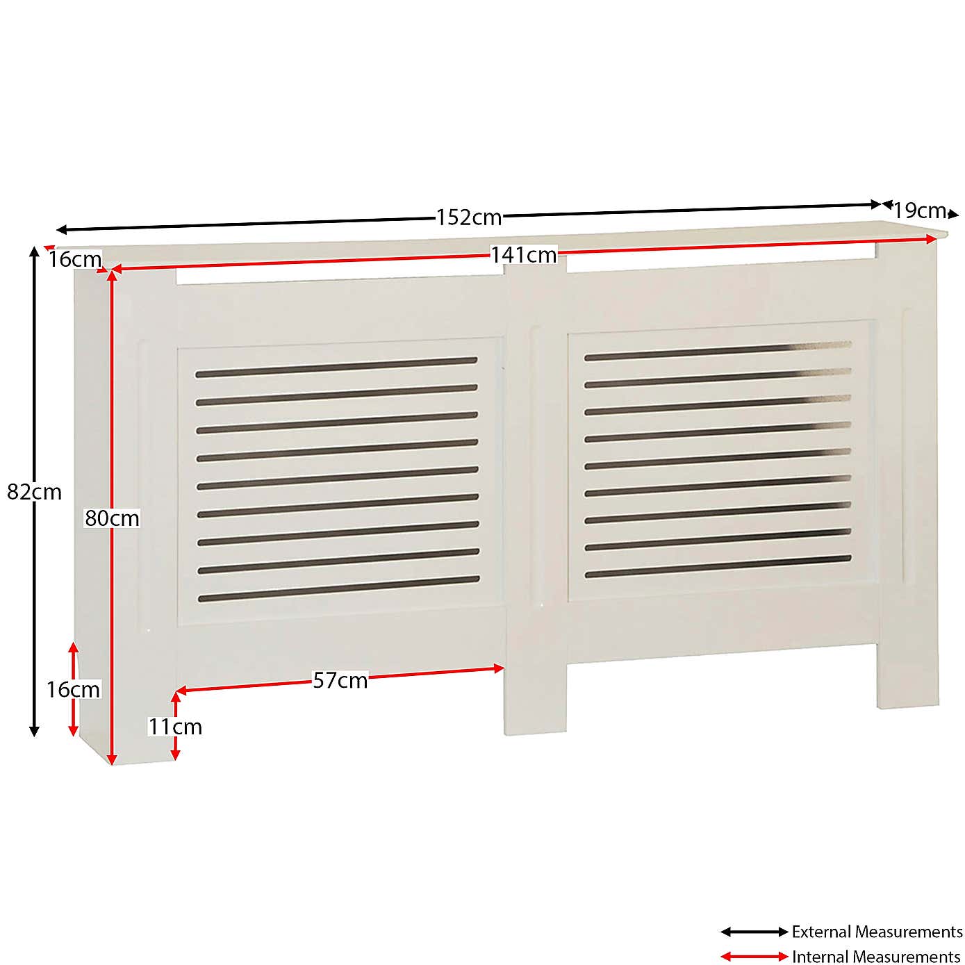 Vida Designs Milton Radiator Cover