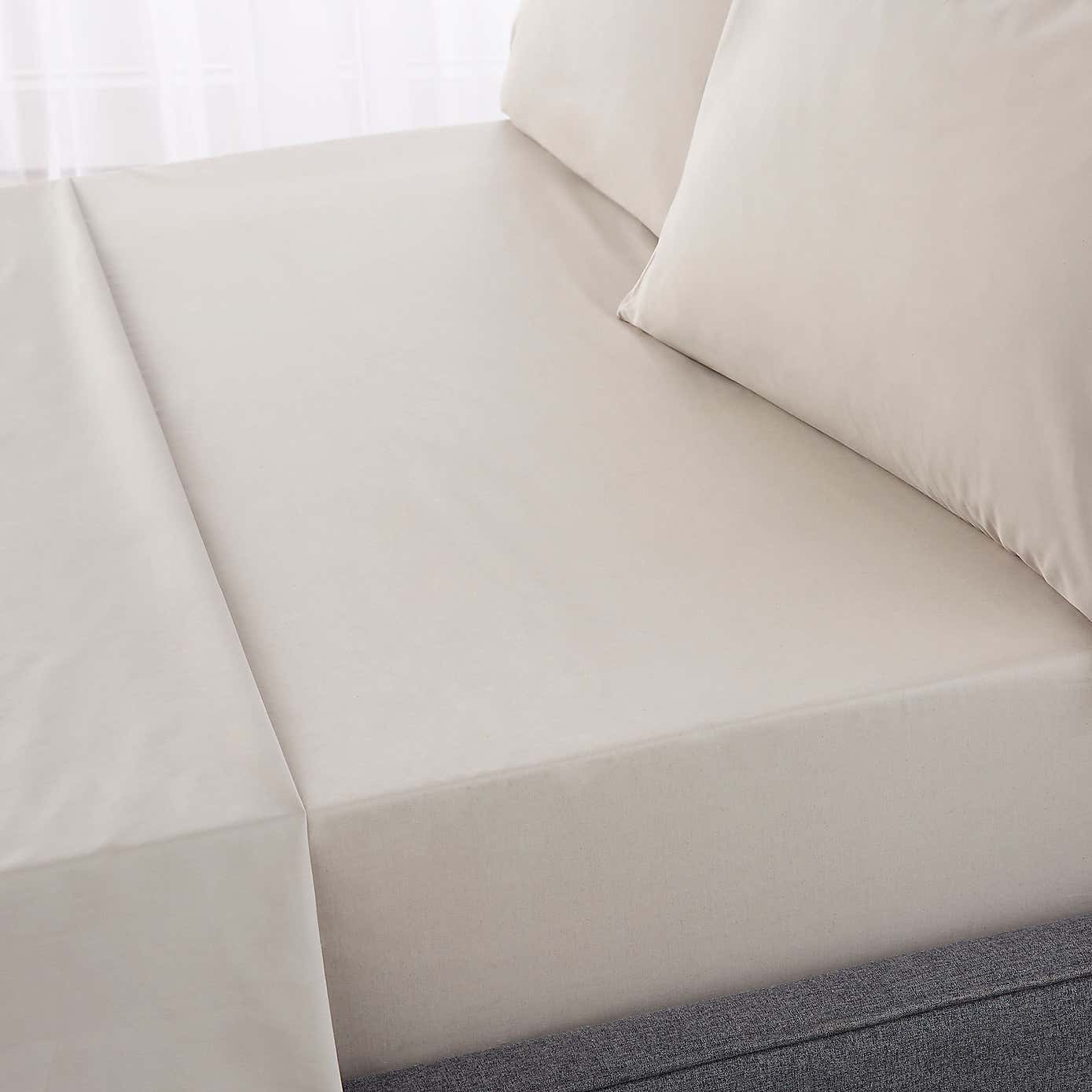 Hotel T230 Crisp Cotton Percale Fitted Sheet