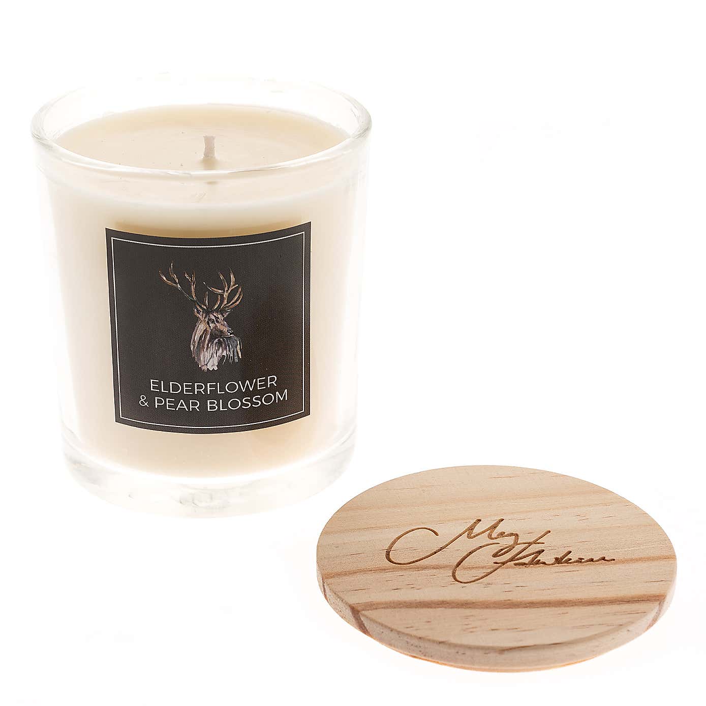 Meg Hawkins Elderflower & Pear Blossom Stag Candle