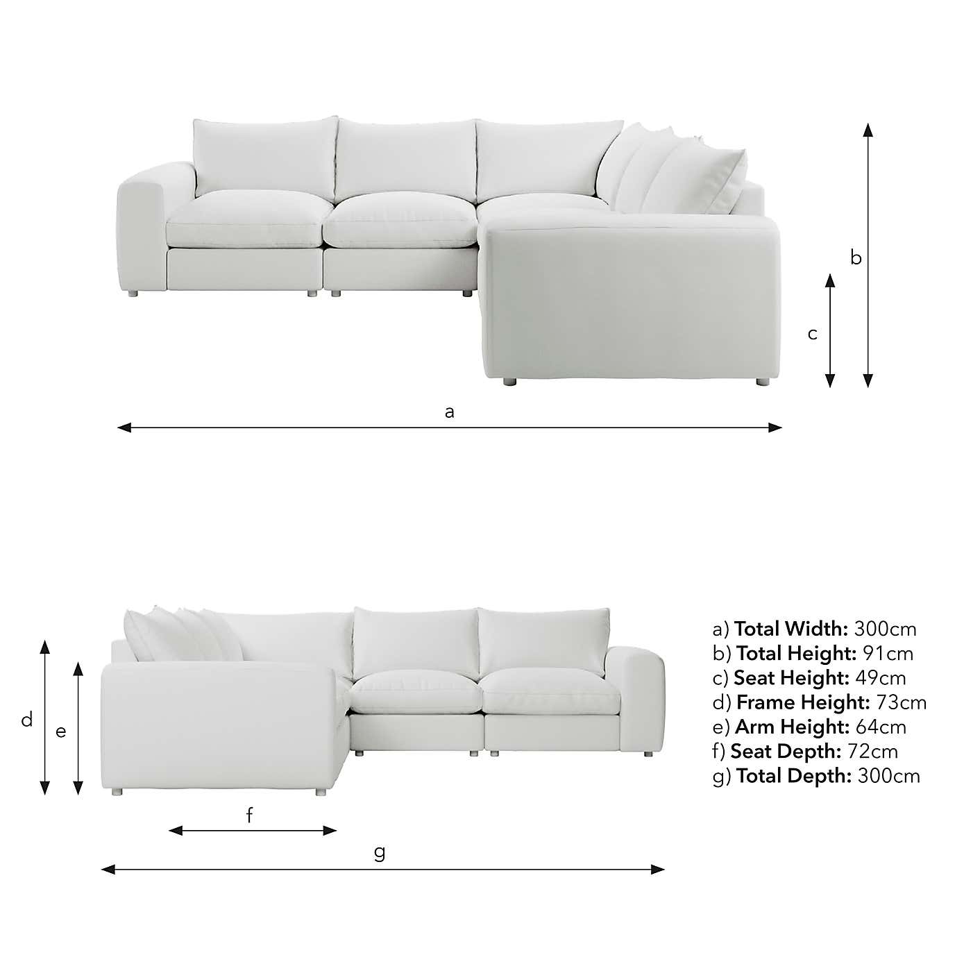 Austin Tonal Weave Full Corner, Natural