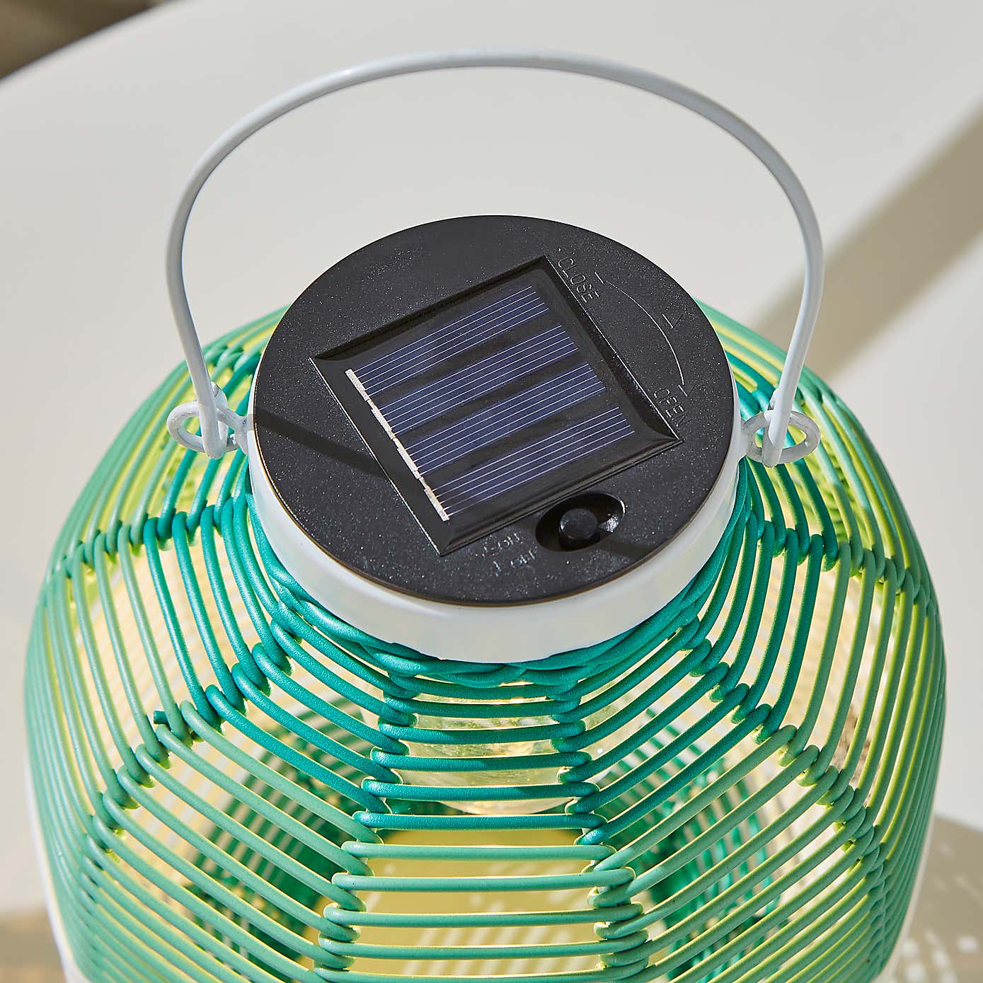Woven LED Indoor Outdoor Solar Lantern