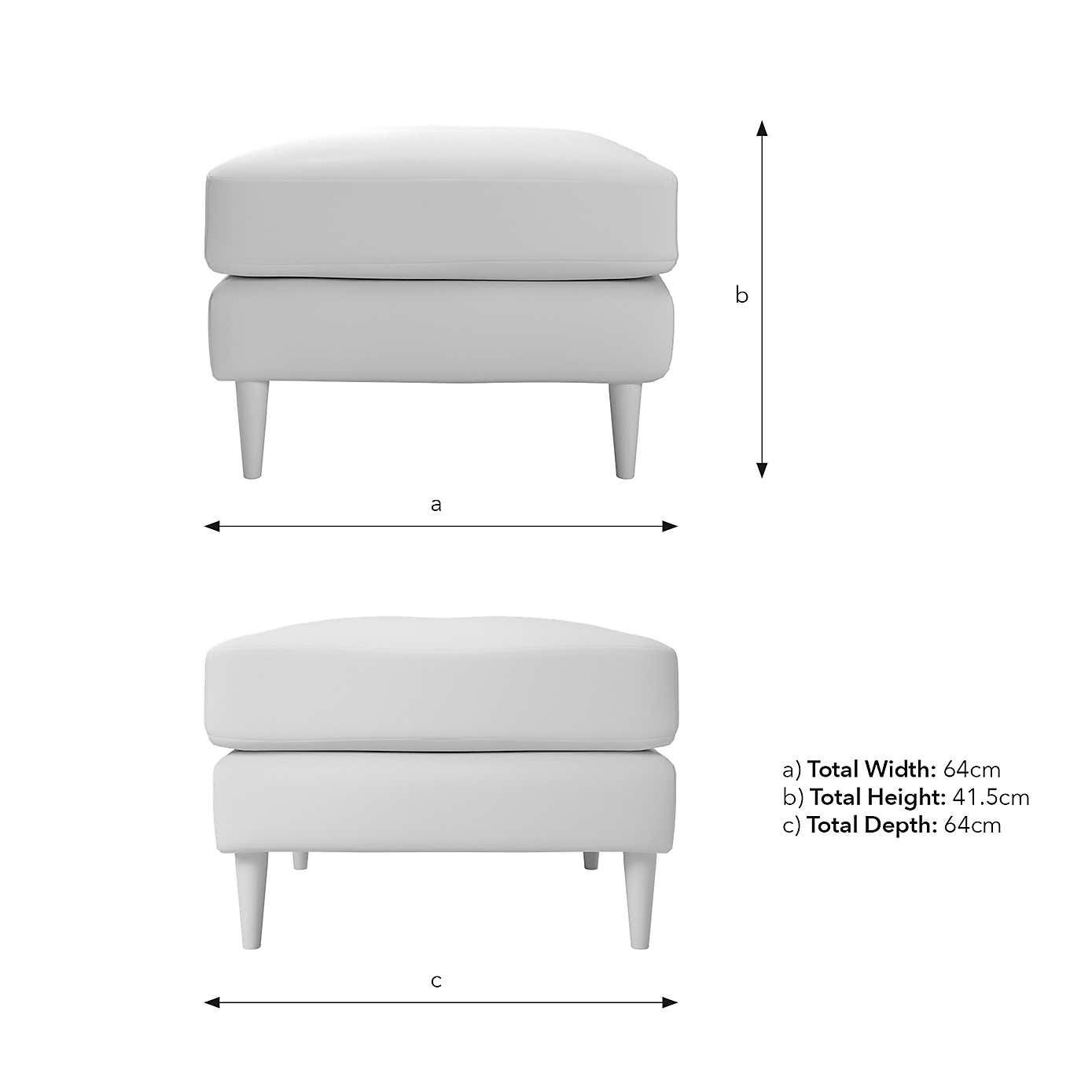 Sven Opulent Velvet Footstool