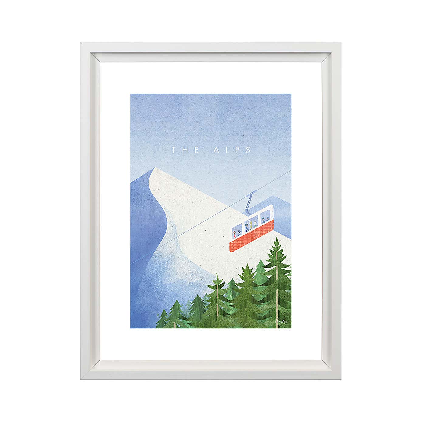 The Art Group The Alps Framed Print