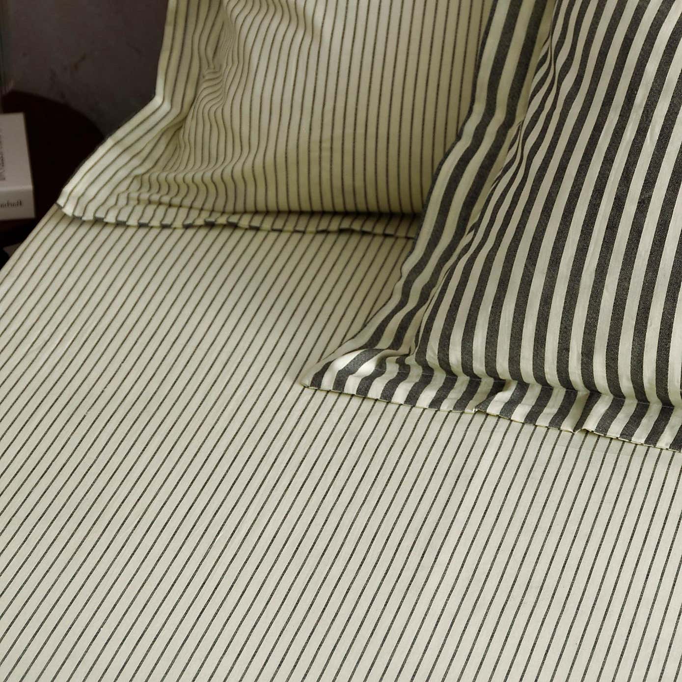 Hebden Narrow Stripe Cotton Fitted Sheet