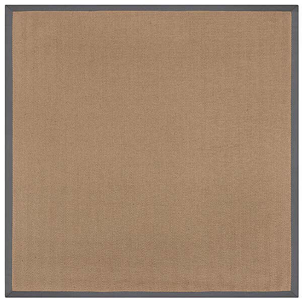 Herringbone Border Square Rug