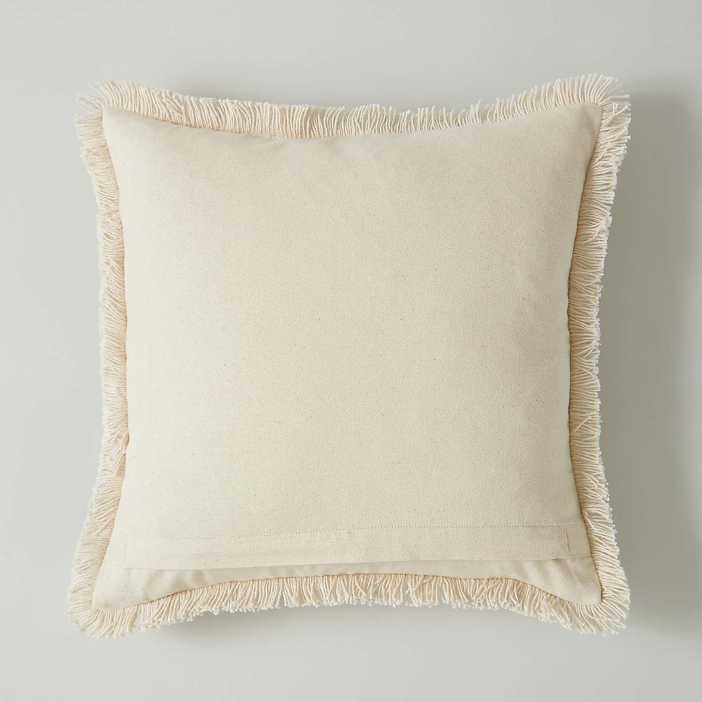 Woven Check Cotton Square Cushion