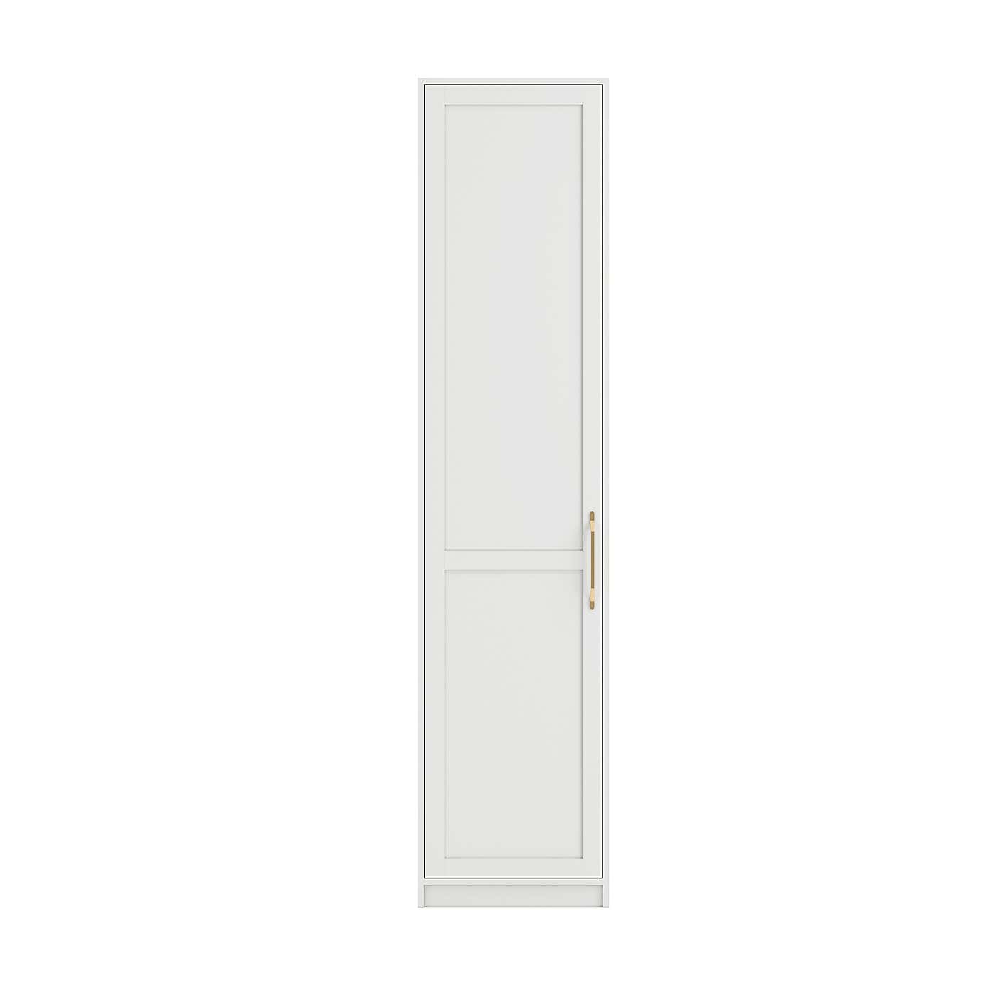 Austen Single Wardrobe, White