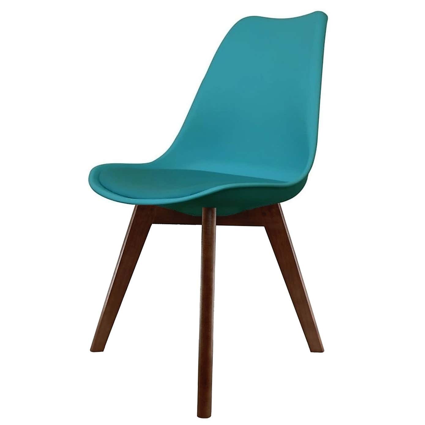 Fusion Living Soho Plastic Dining Chair with Squared Legs