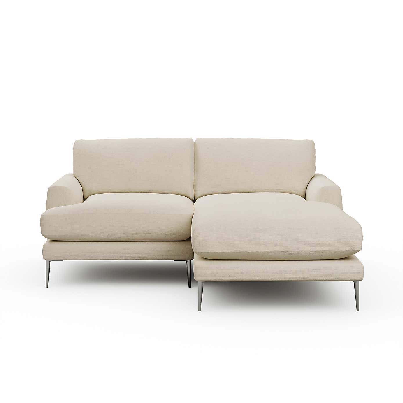 Lawson Chunky Tonal Weave Corner Chaise Sofa