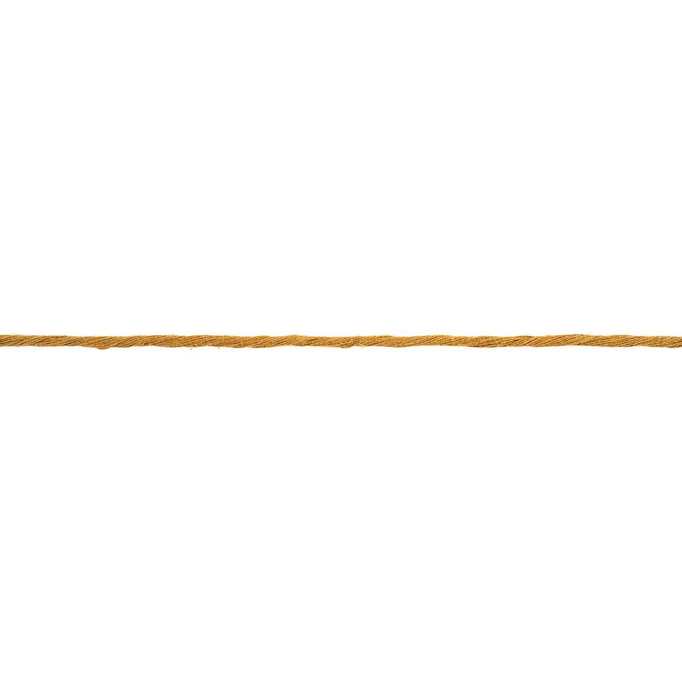 Macrame Cord Cotton 50m x 4mm Mustard