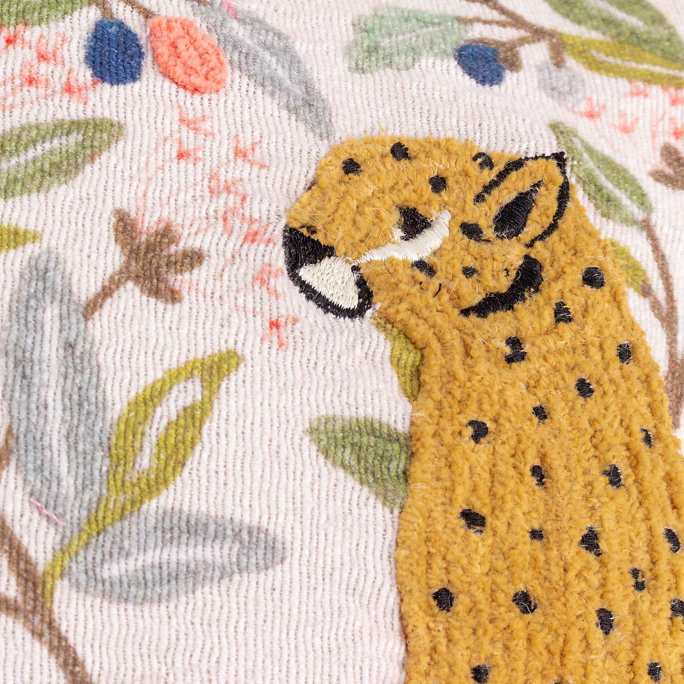 Wylder Mirrored Cheetah Cotton Rectangle Cushion