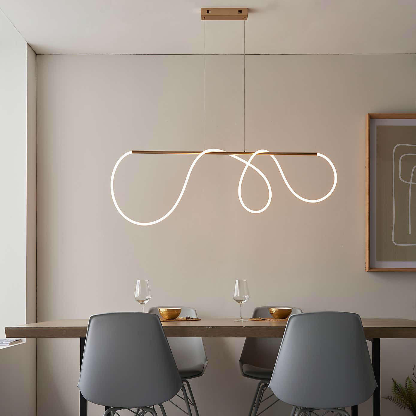 Vogue Aletta Modern Adjustable LED Pendant Light