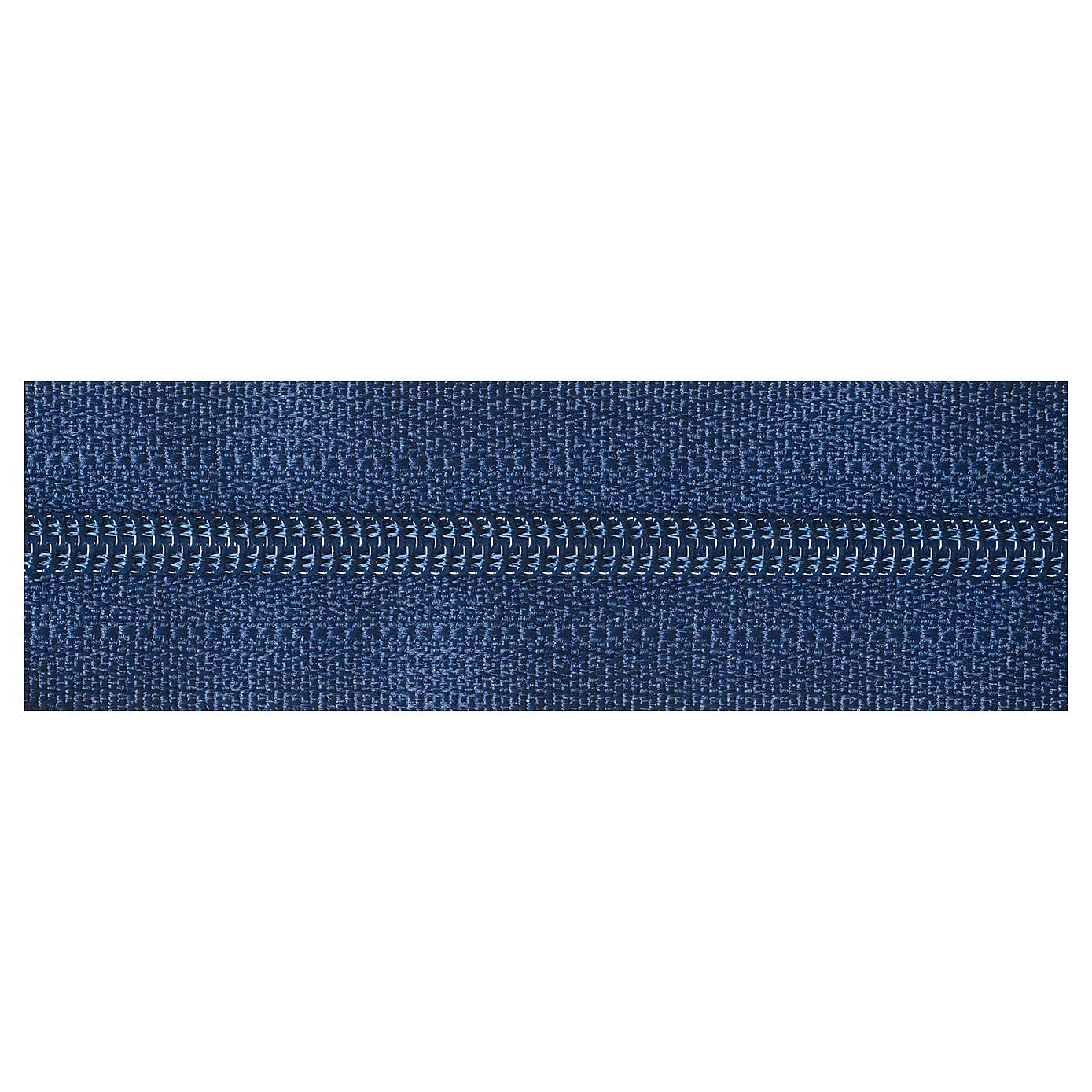 Denim Blue Nylon Dress and Skirt Zip