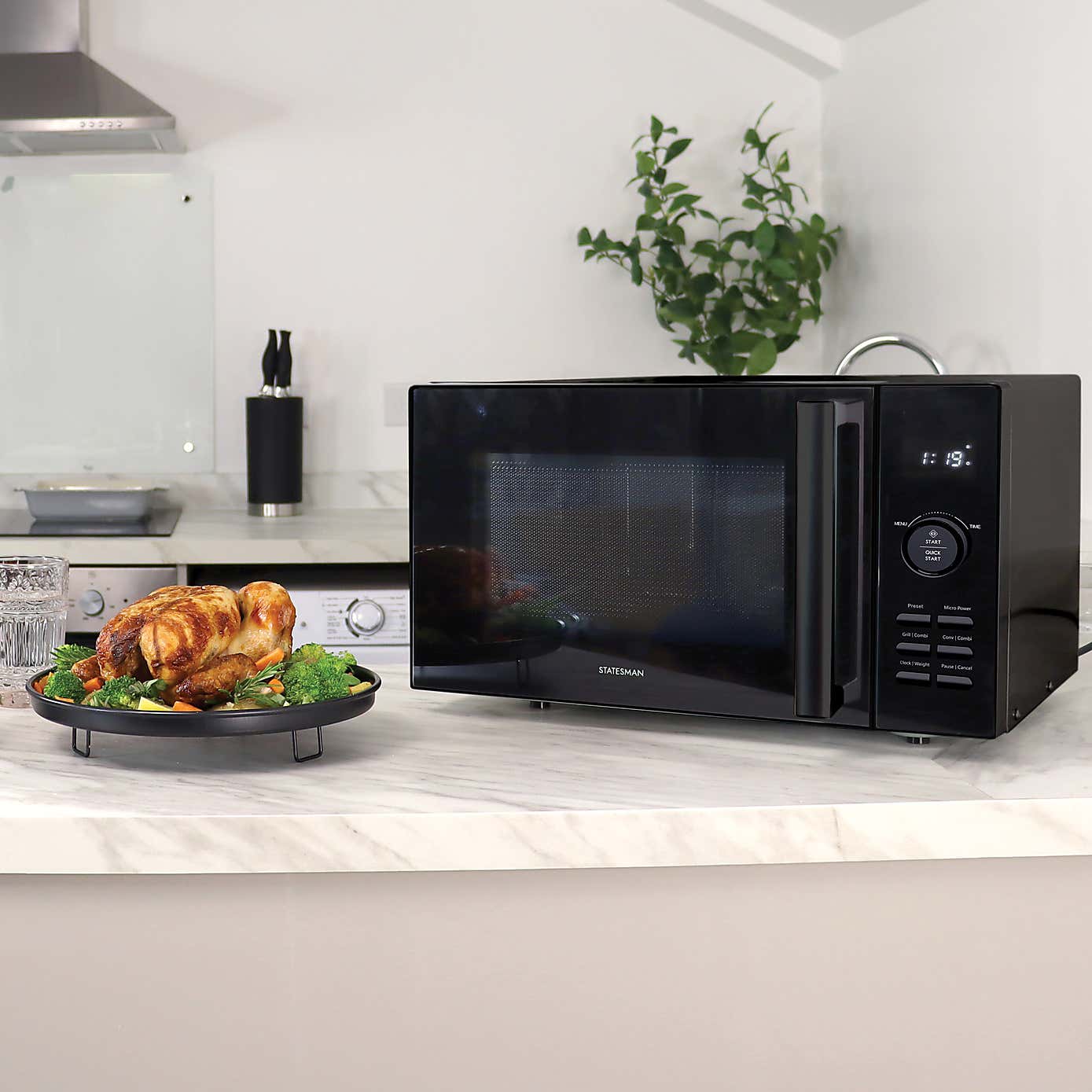 Statesman Digital Combination 900W 25L Microwave