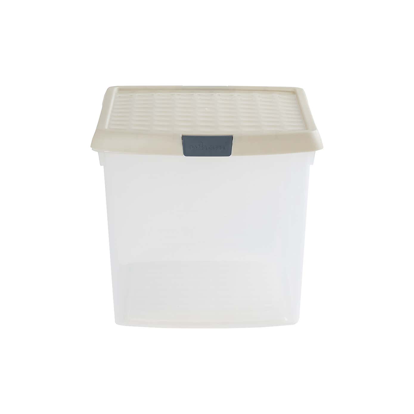 Wham Clip Pack of 4 Rectangle Storage Boxes With Lids