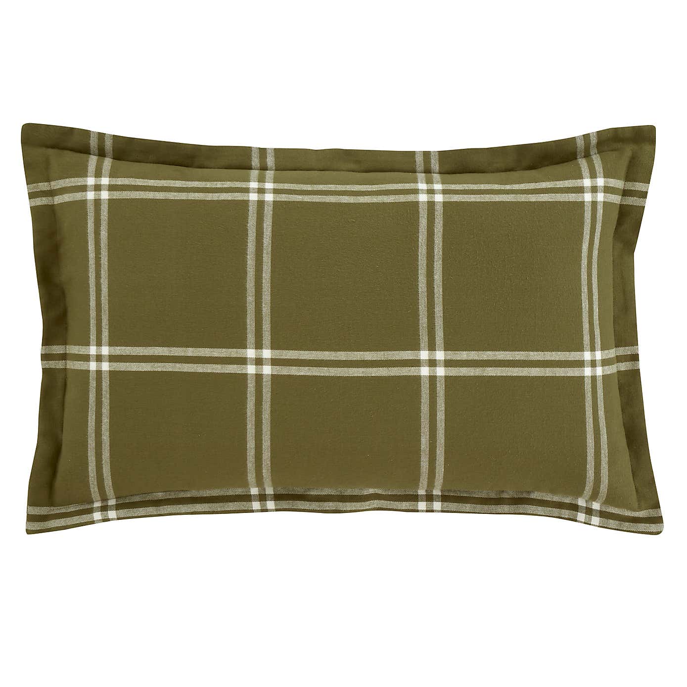 Stanway Check Natural Oxford Pillowcase