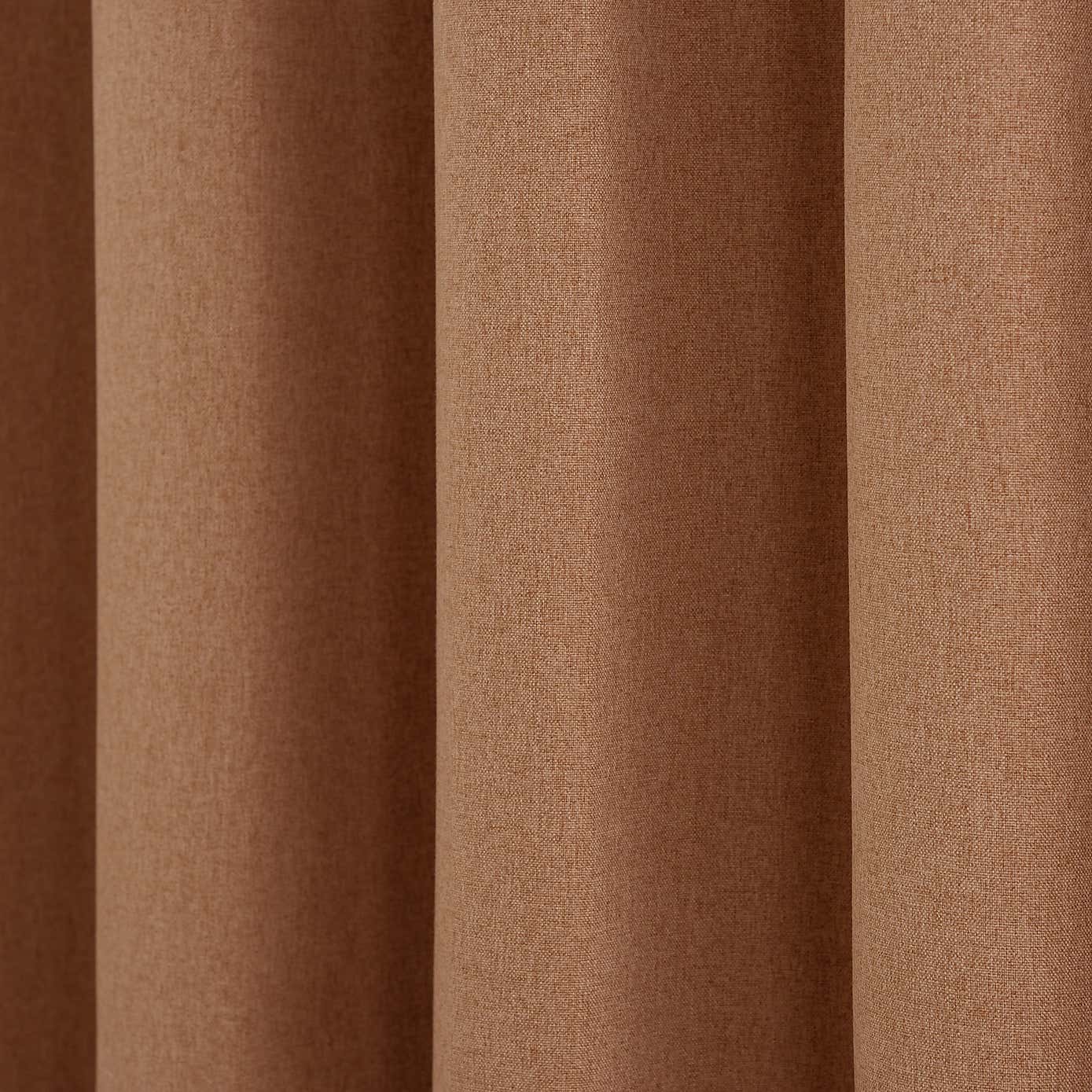Luna Brushed Blackout Eyelet Curtains