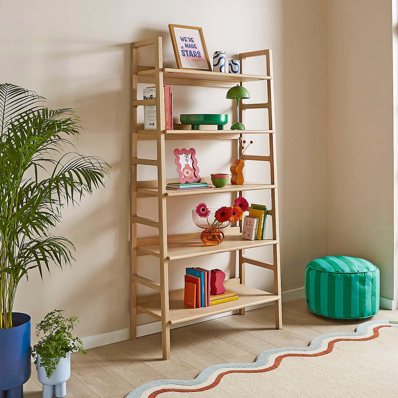 Elements Holmes Bookcase, Oak