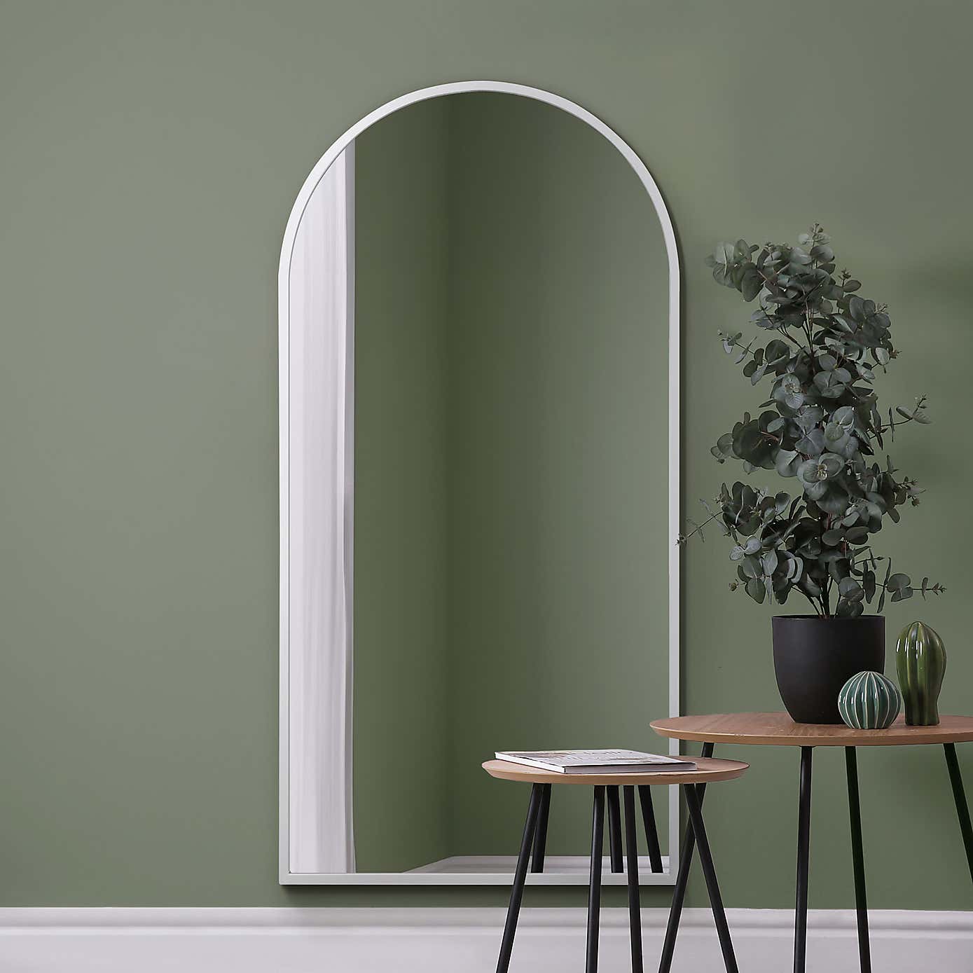 Arcus Arched Indoor Outdoor Full Length Wall Mirror
