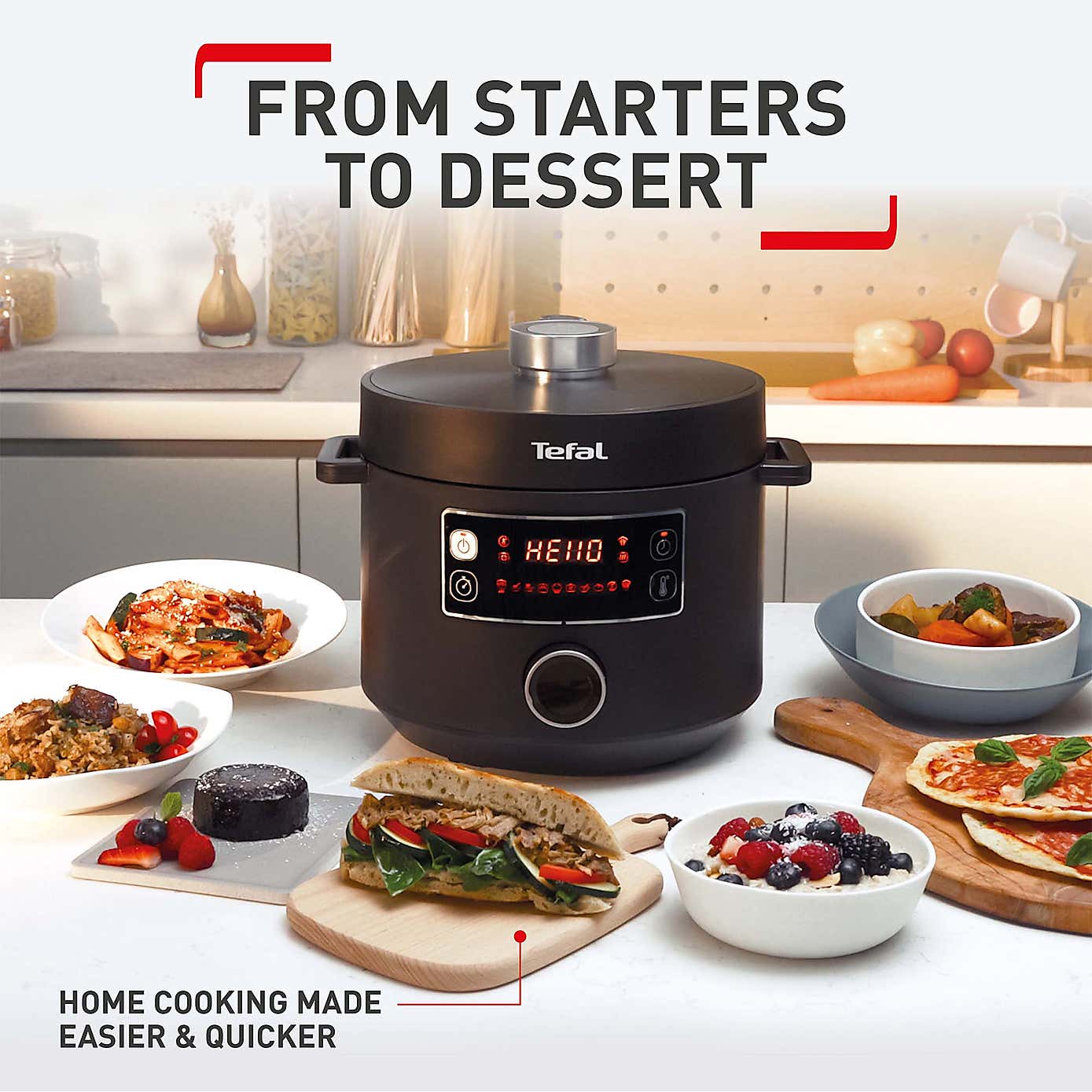 Tefal Turbo Cuisine Multi Pressure Cooker 4.8L