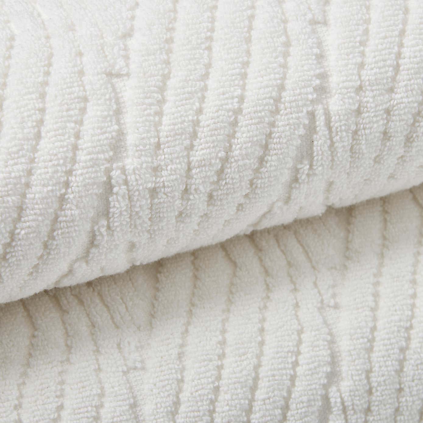 Coastal Breeze Wave Sculptured Cotton Towel