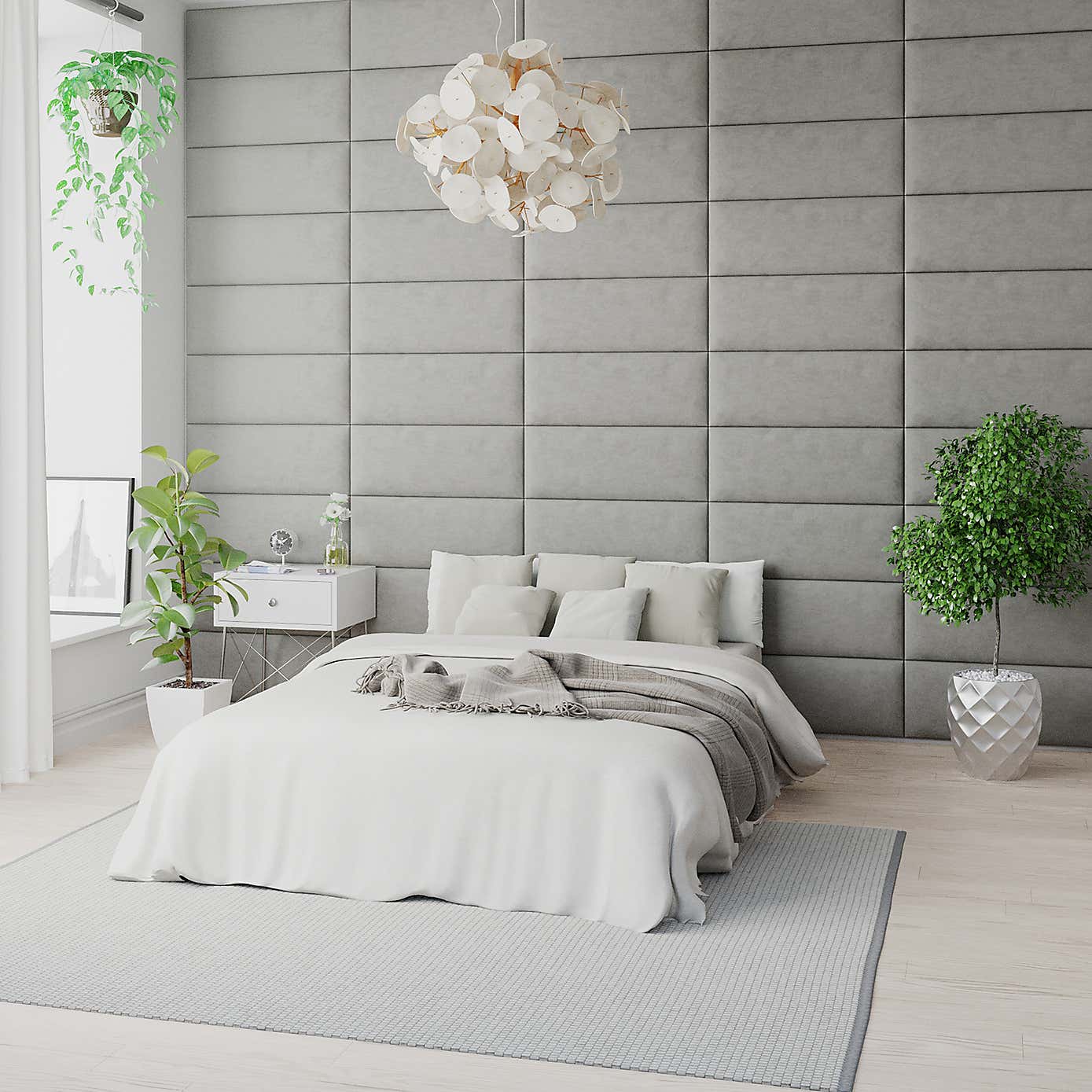 Aspire EasyMount Plush Velvet Upholstered Wall Panels