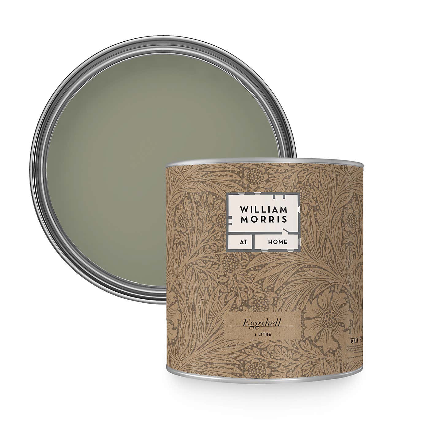 William Morris At Home Crafters Clay Eggshell Paint
