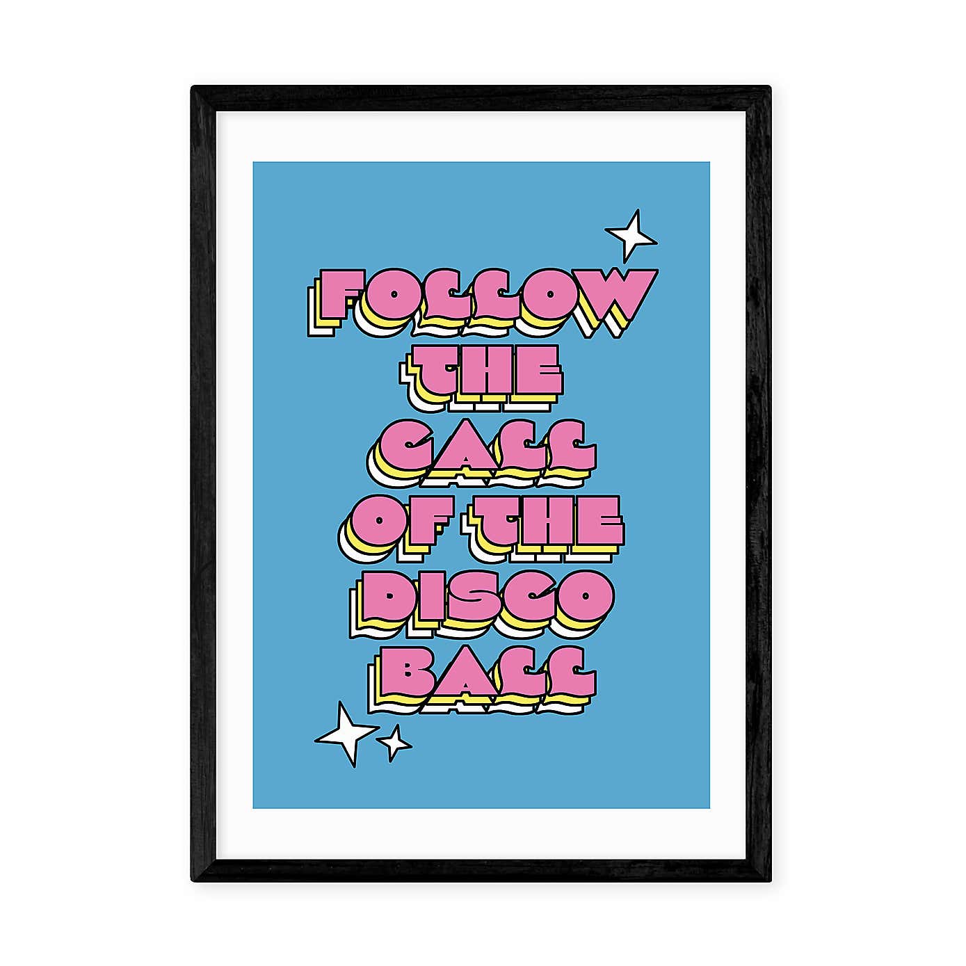 East End Prints Disco Ball Print