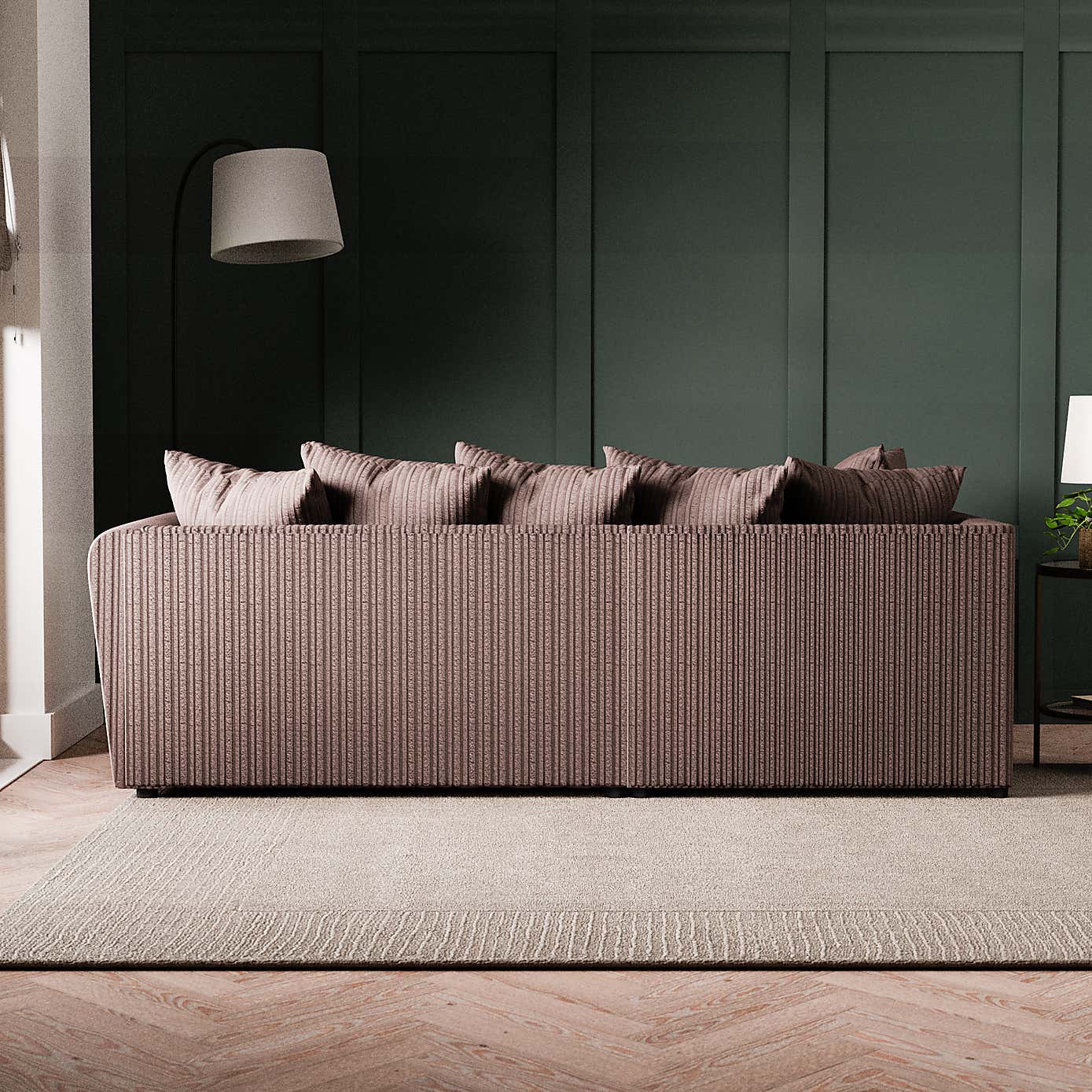 Blake Jumbo Cord Right Hand Corner Sofa