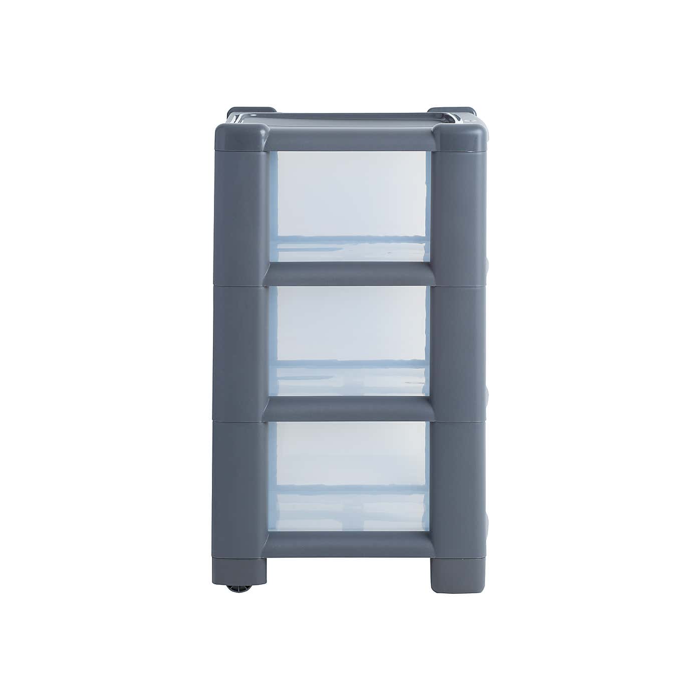 Wham Graphite Deep 3 Drawer Unit