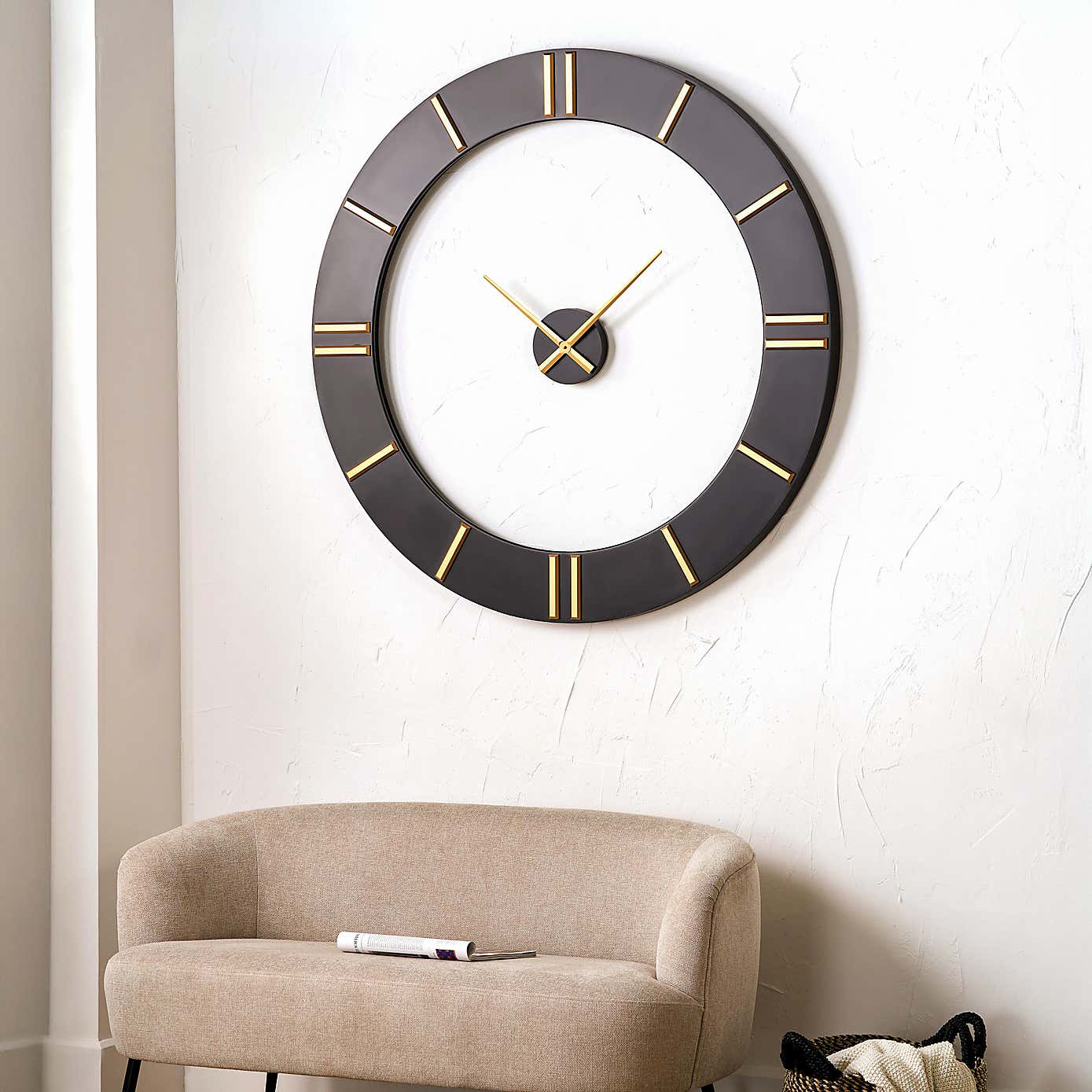 2 Piece Open Wall Clock