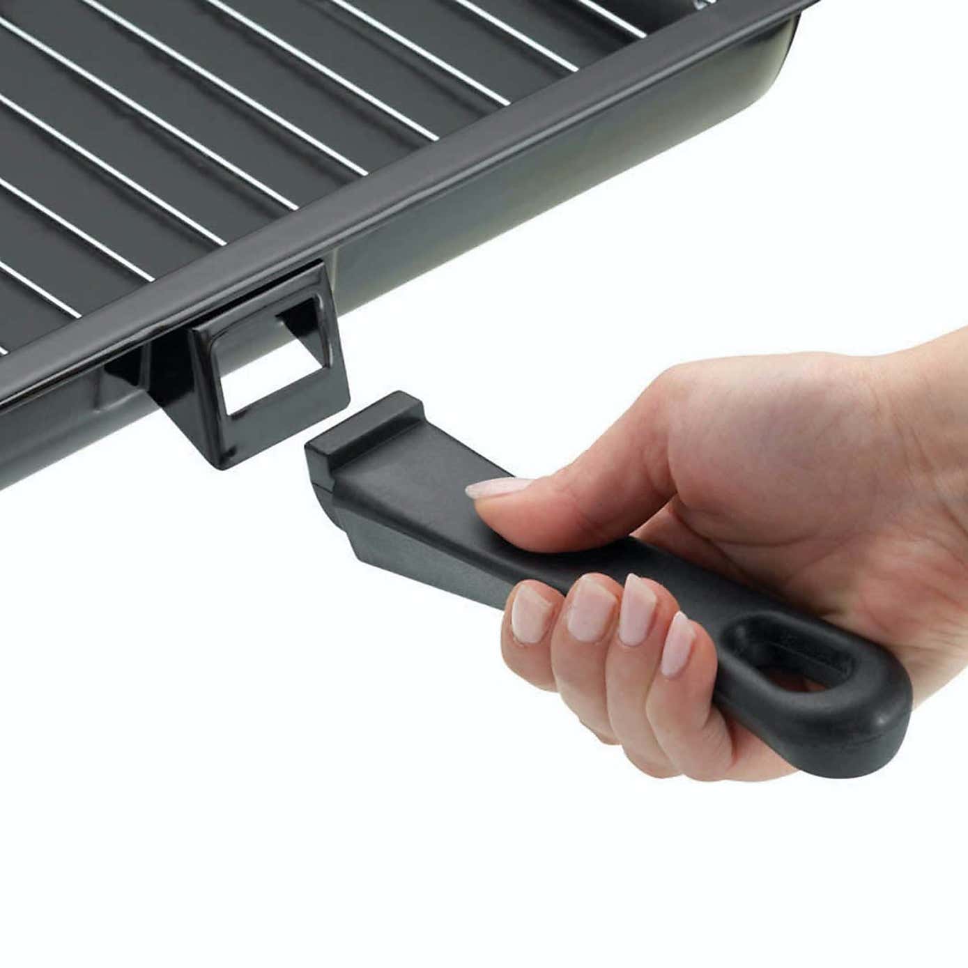 KitchenCraft Universal Stainless Steel Non-stick Oven Grill Pan