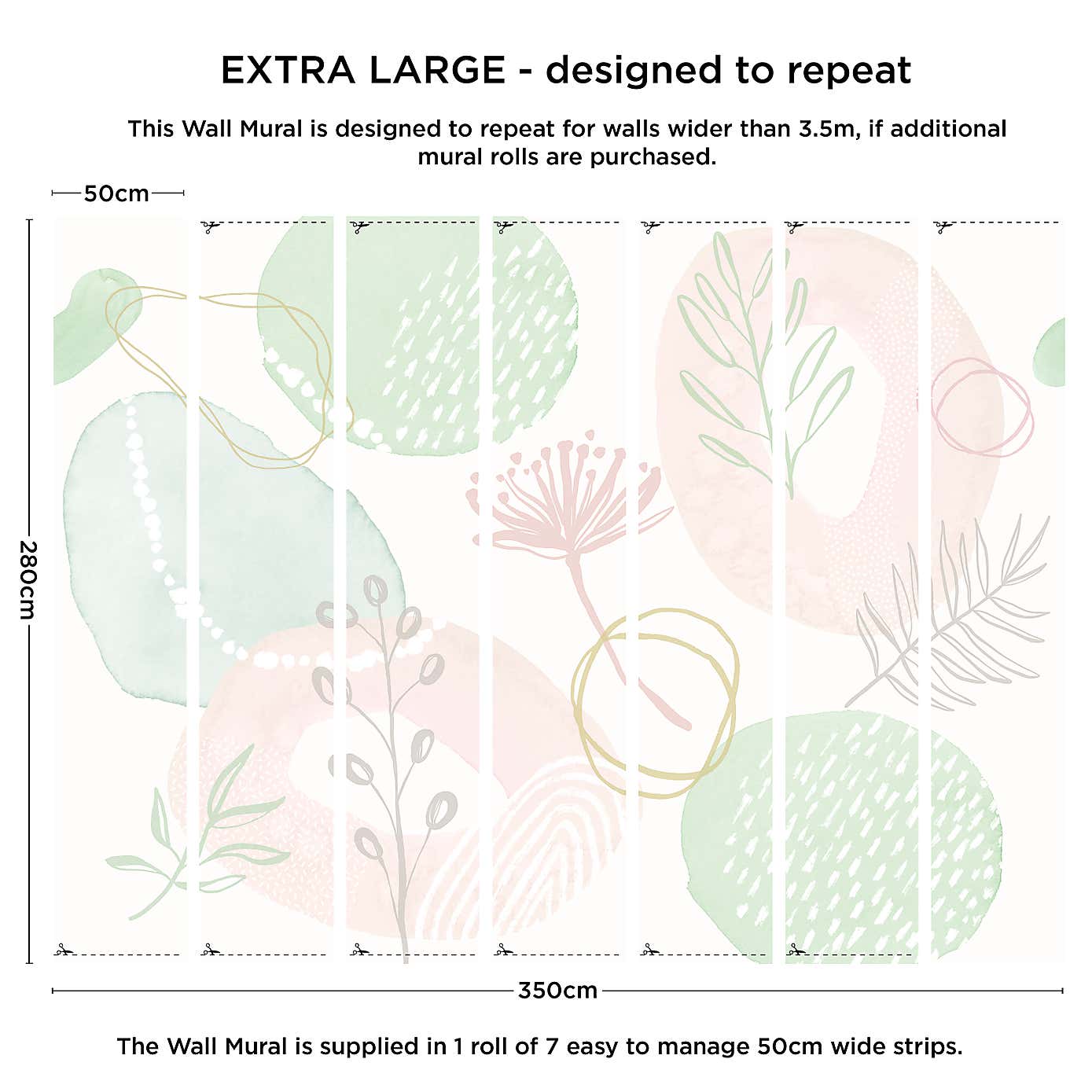 Abstract Pattern Mural