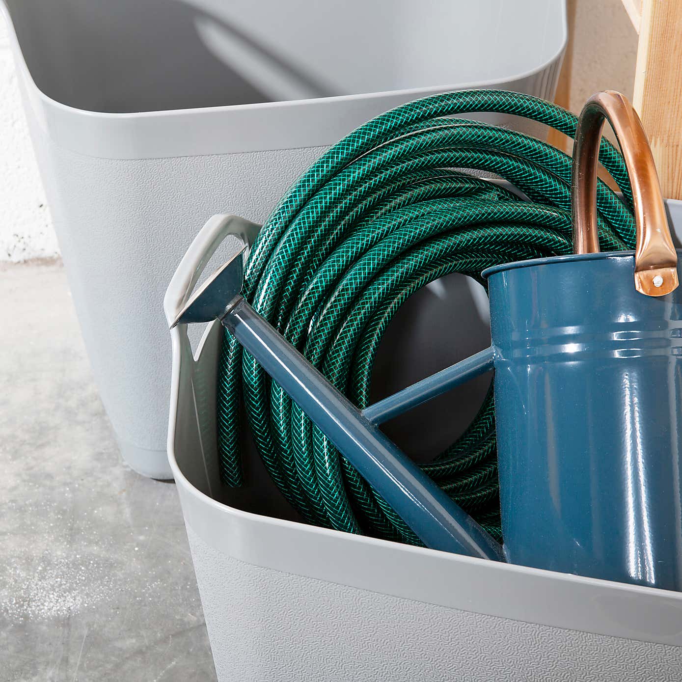 Wham Flexi-Store Set of 2 Grey Tubs