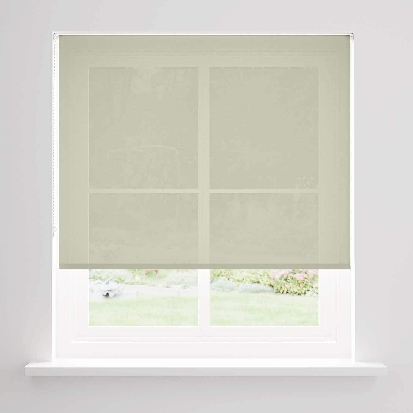 White Sheer Roller Blind