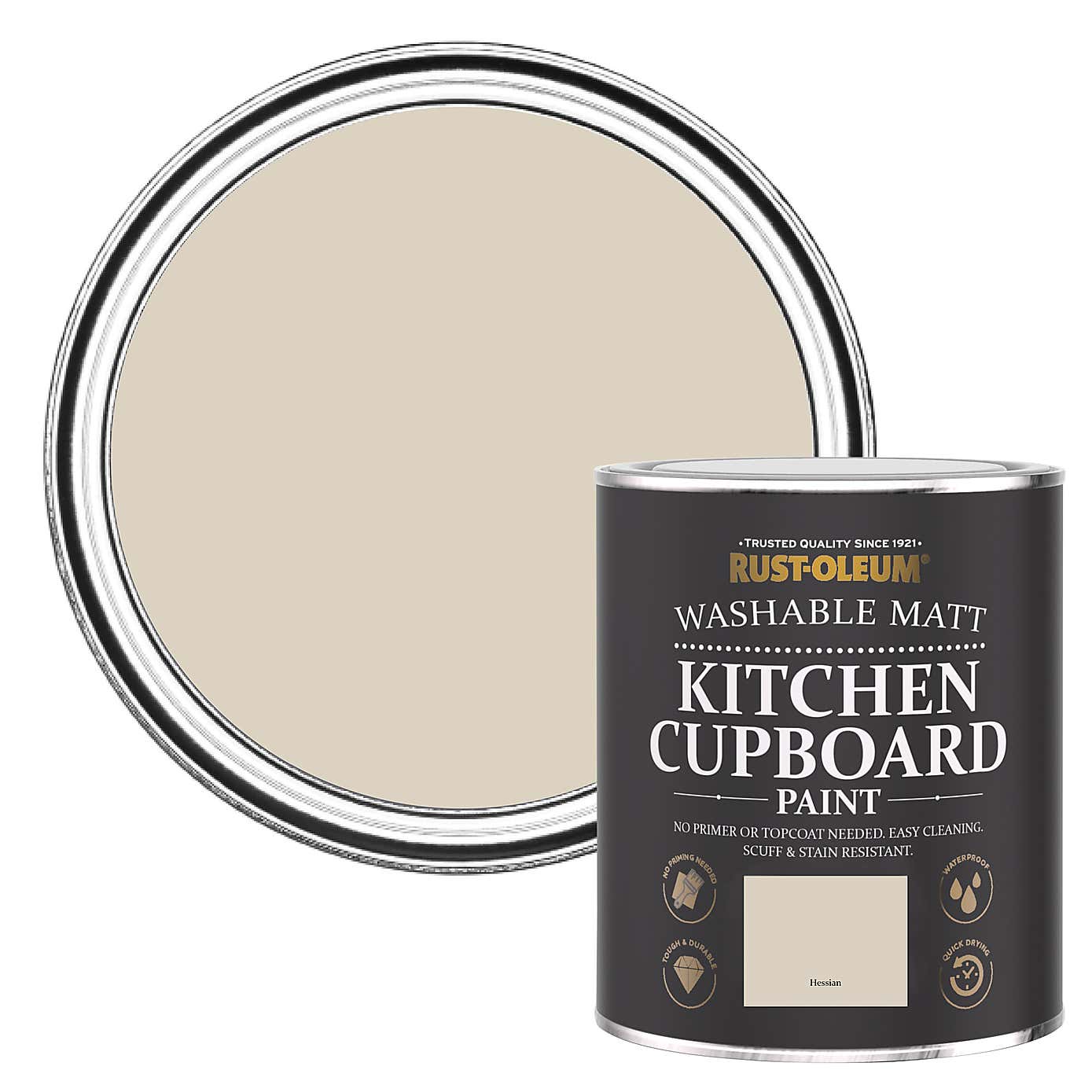 Rust-Oleum Hessian Matt Cupboard Paint