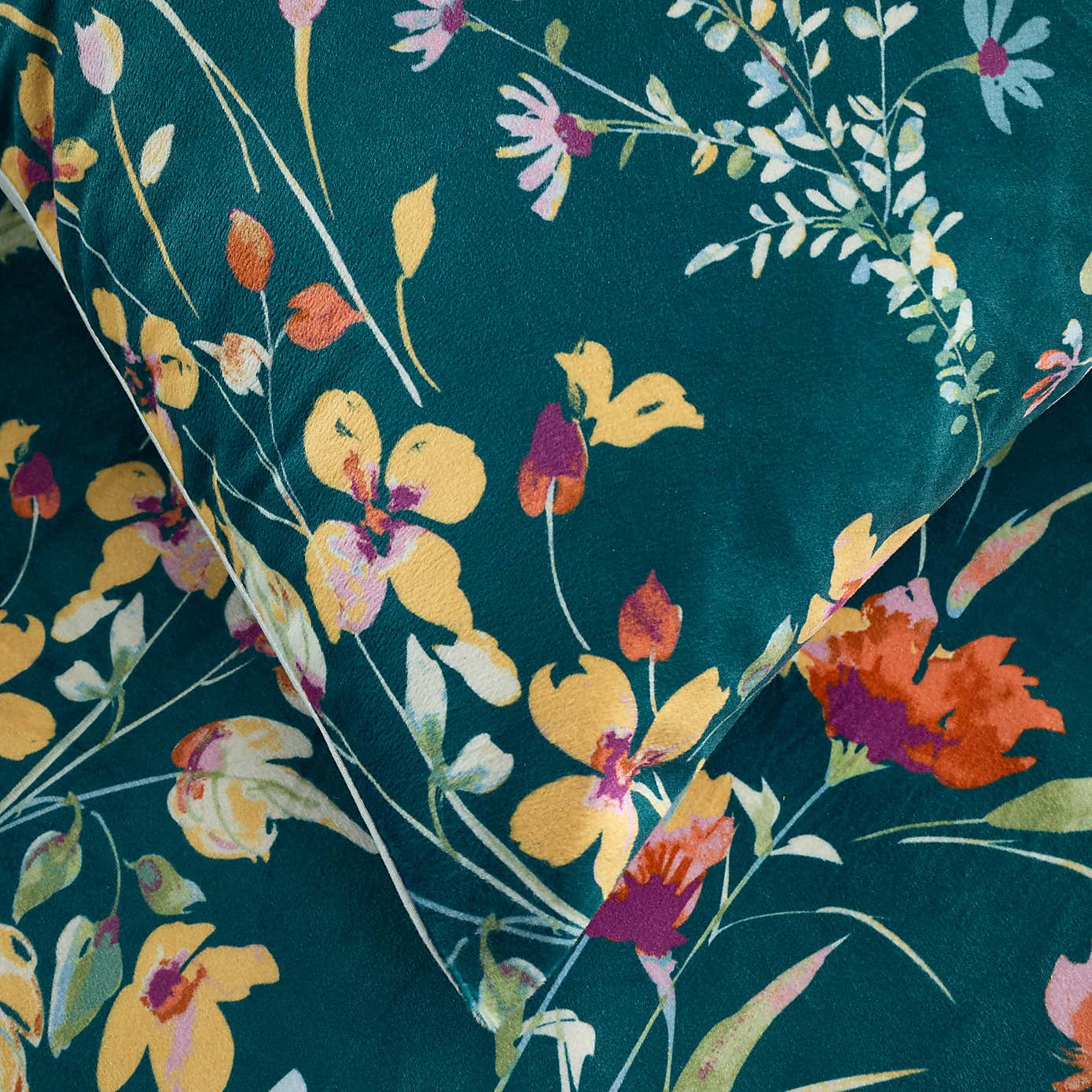 Watercolour Floral Duvet Cover & Pillowcase Set