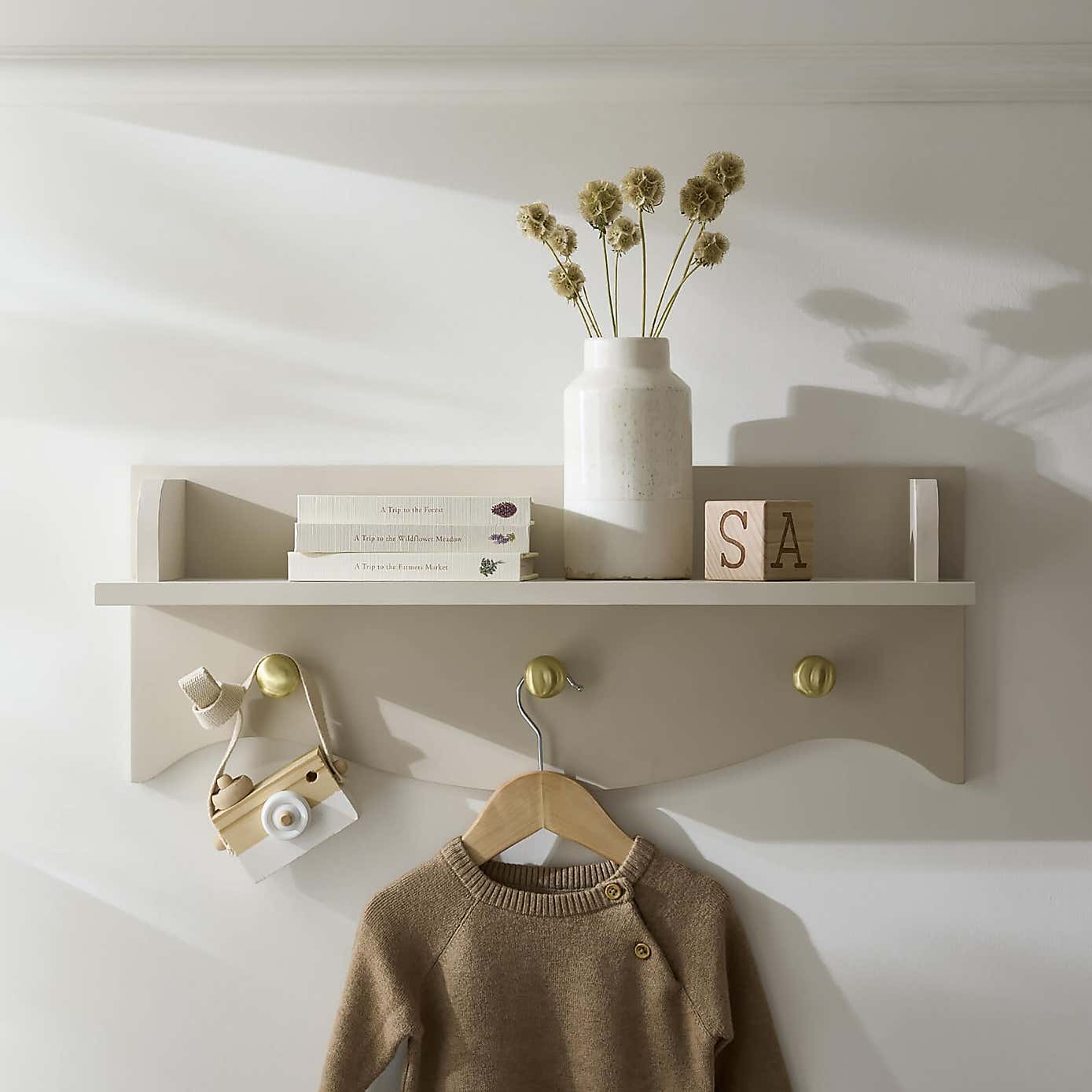 CuddleCo Clara Shelf, White