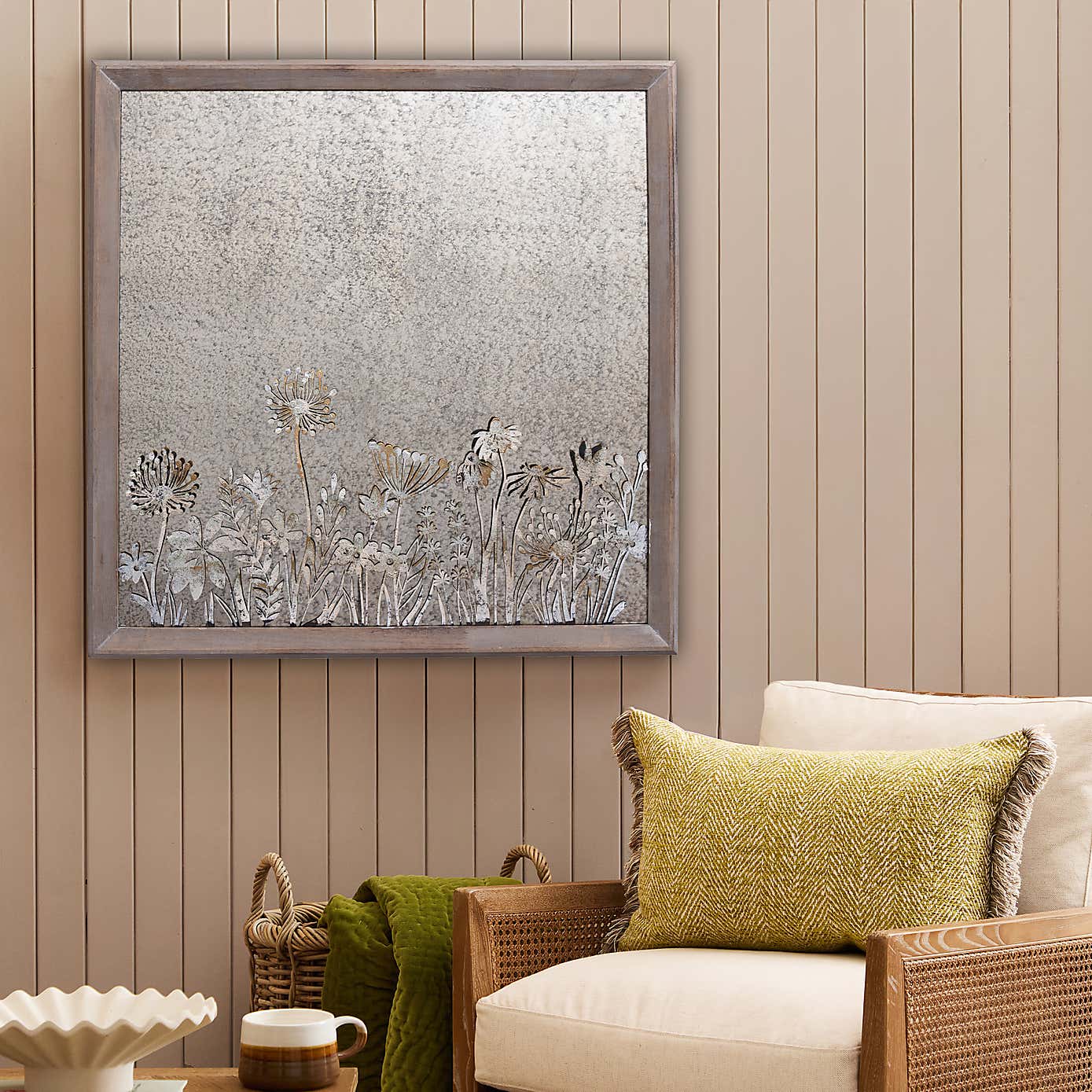 Voyage Maison Fleure et Faune Square Floral Wall Art