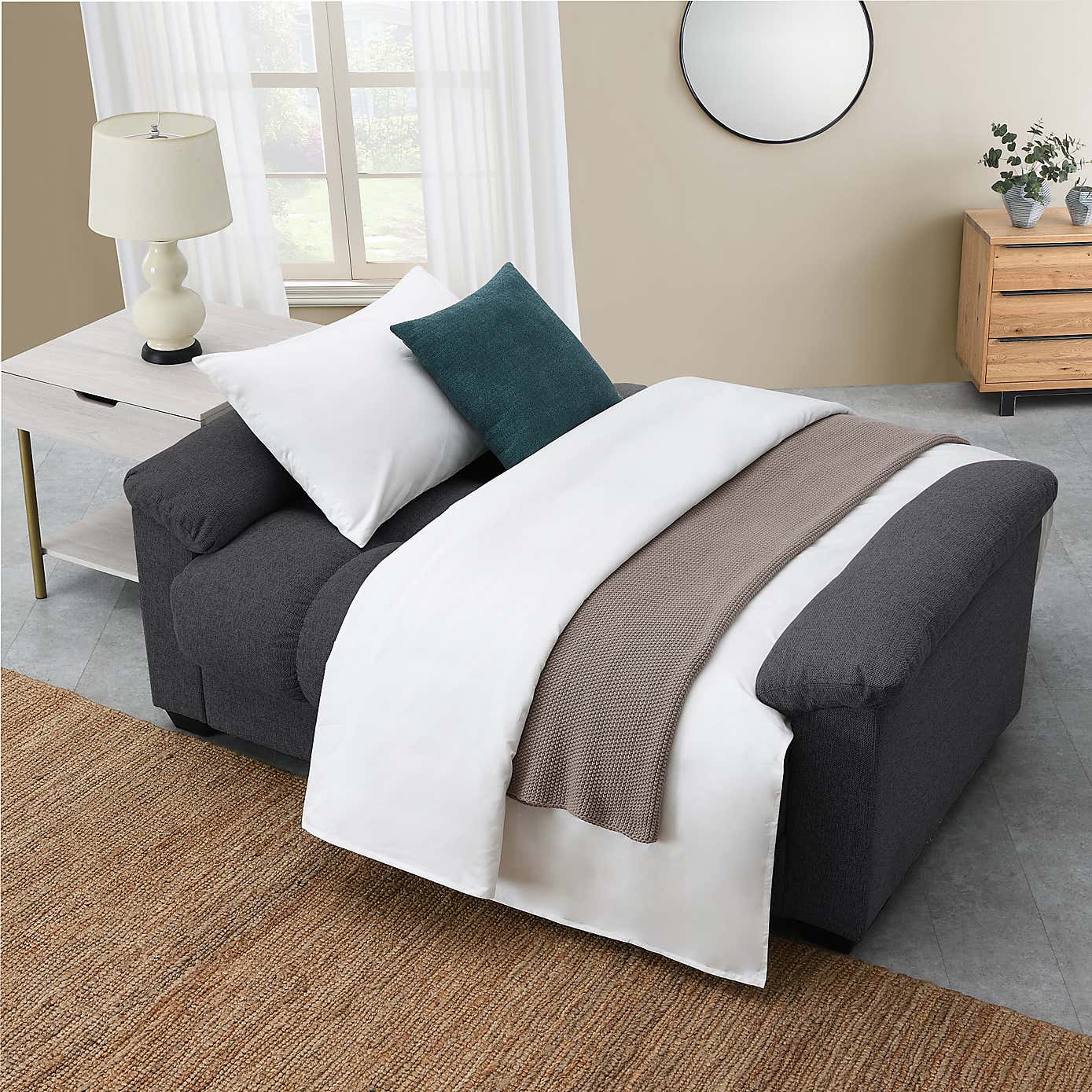 Margo Chenille 2 Seater Sofa Bed